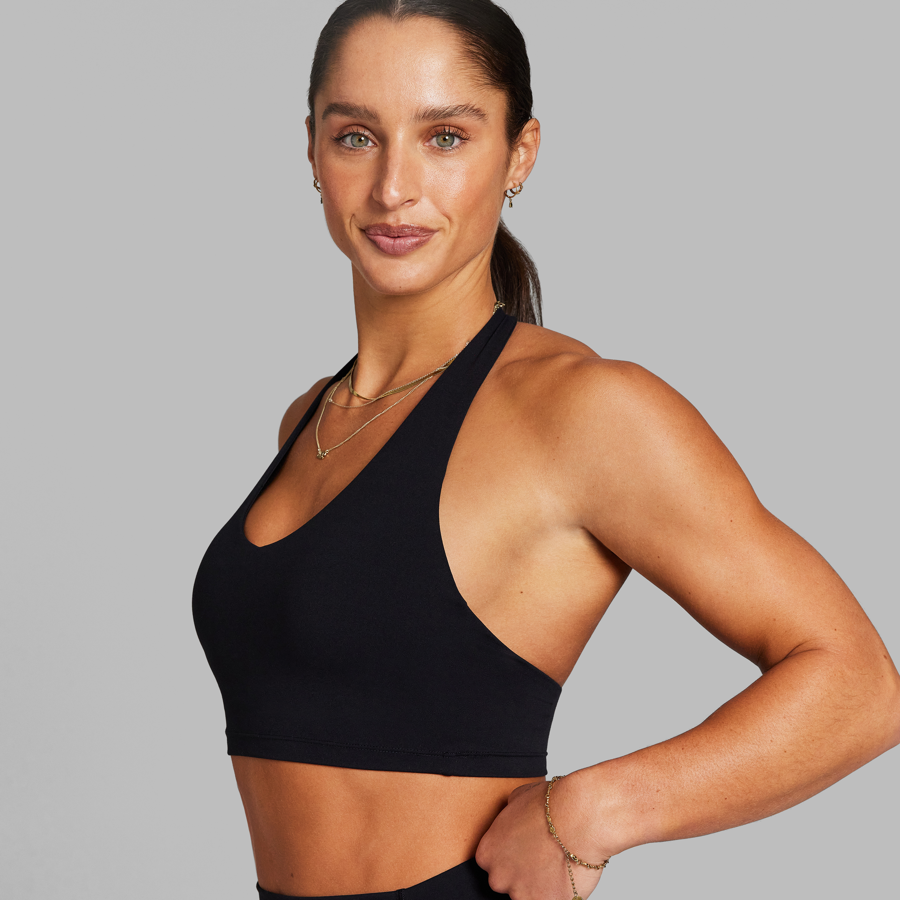 Halter Neck Low Impact Sports Bra