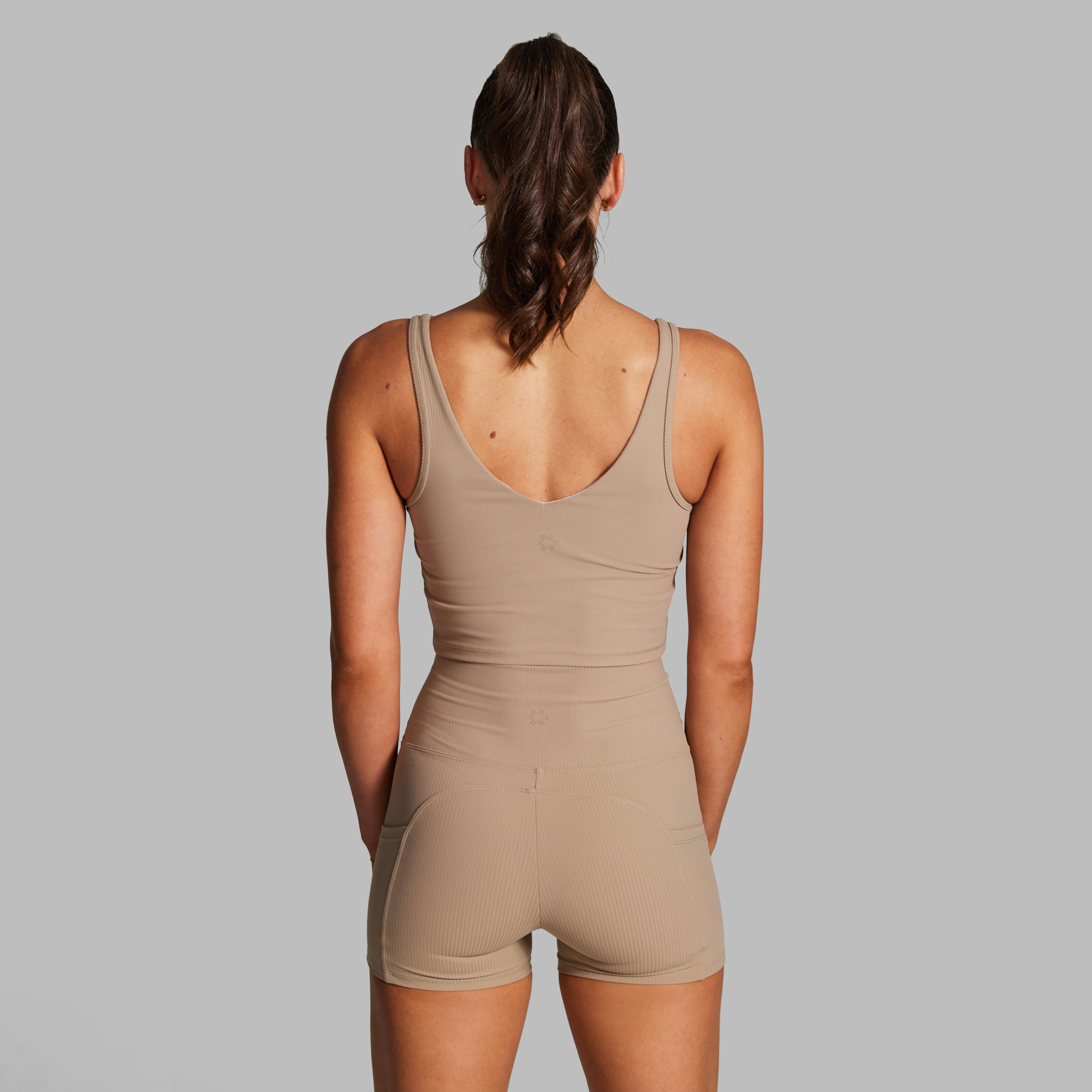 Luxesoft Rib Longline Sports Bra