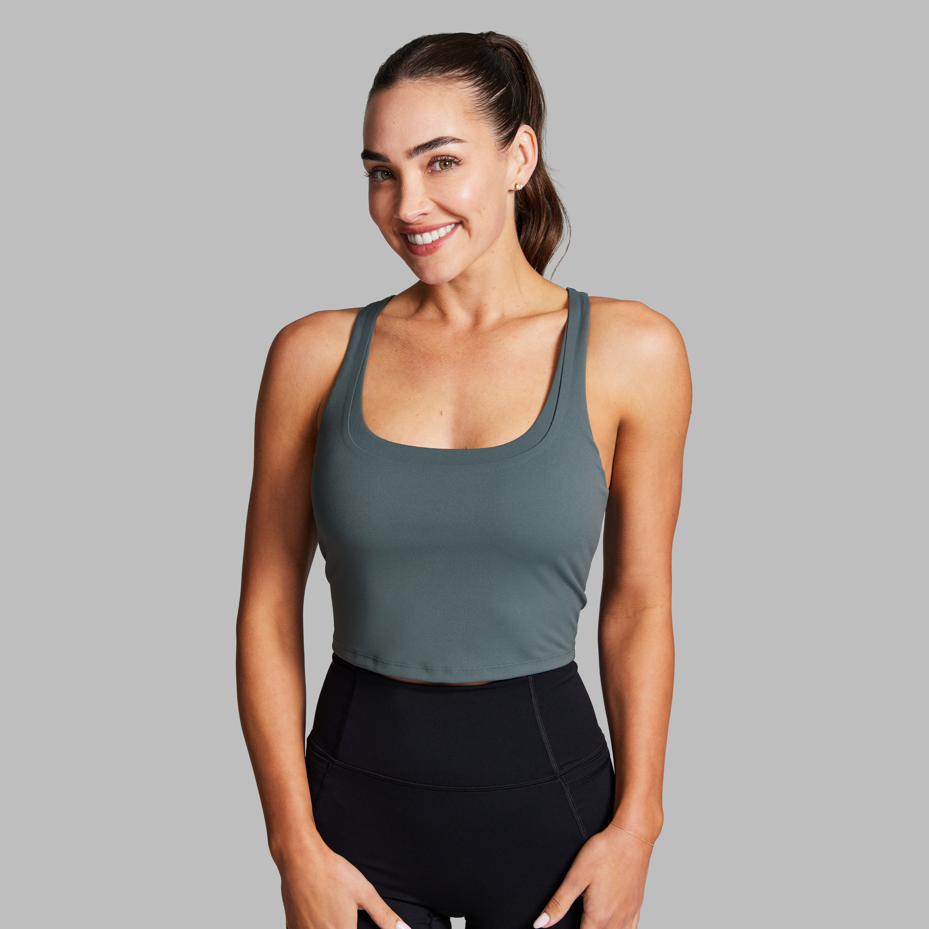 Layered Longline Low Impact Sports Bra