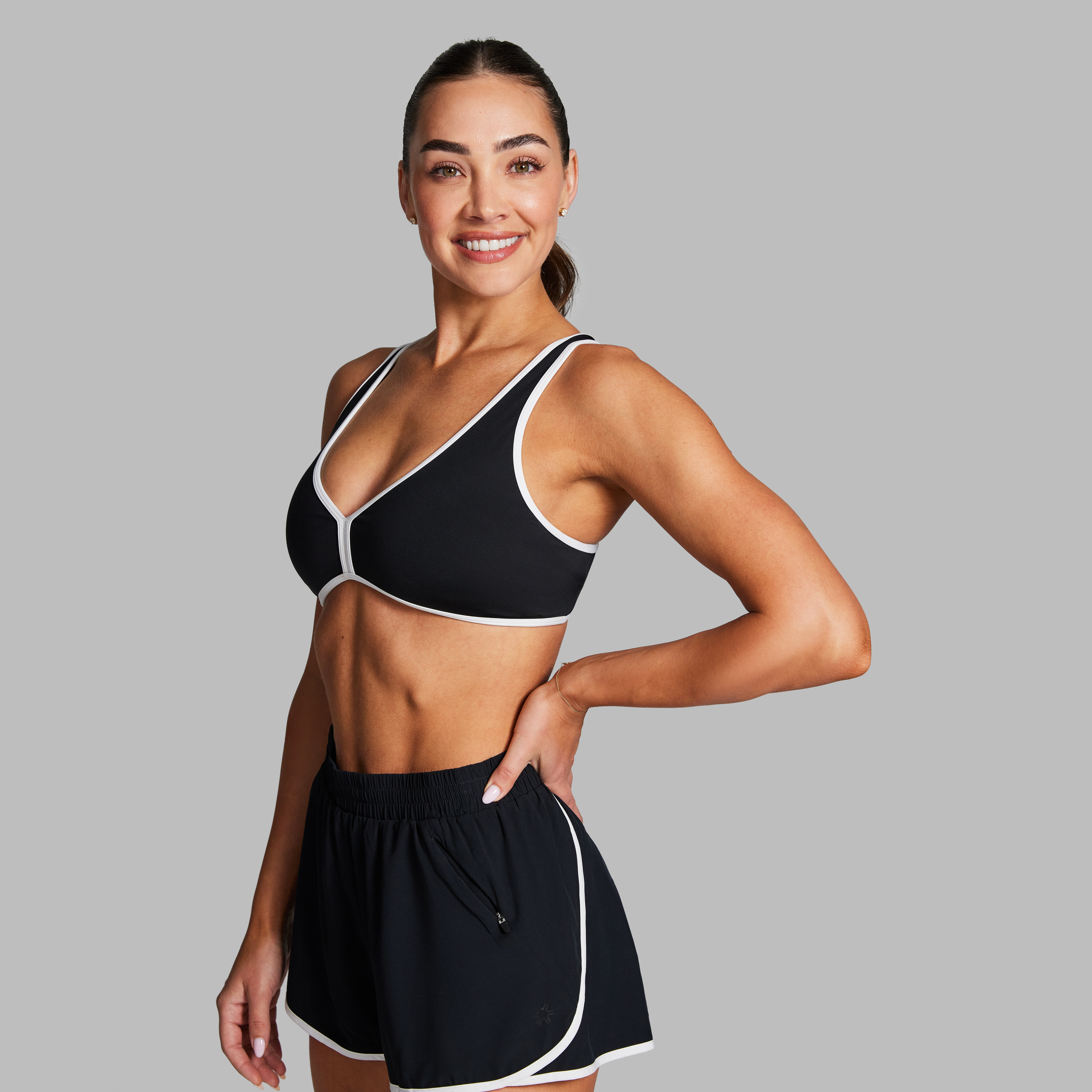 Twist Back Low Impact Sports Bra
