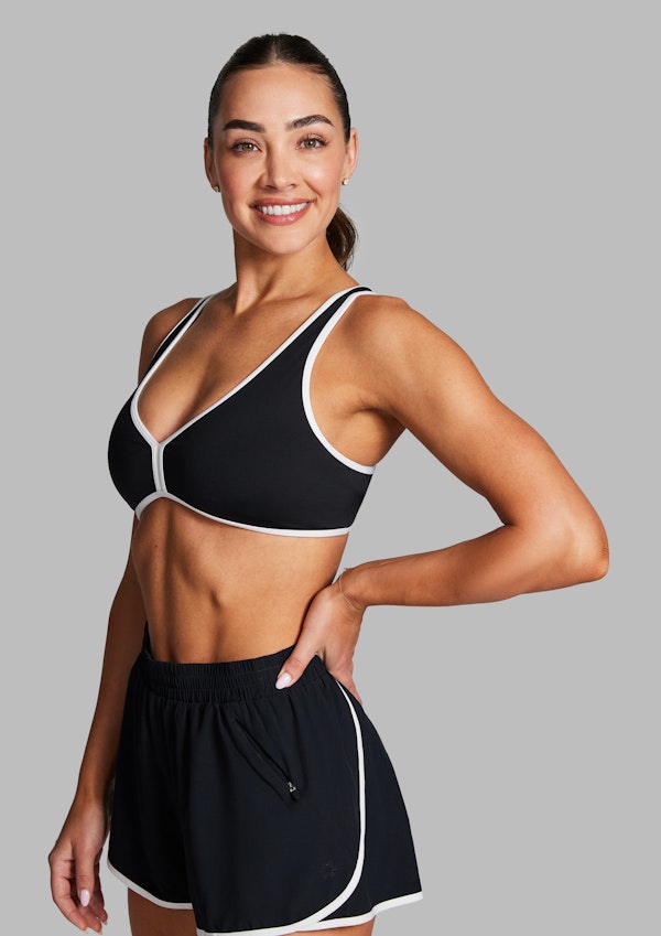 Twist Back Low Impact Sports Bra