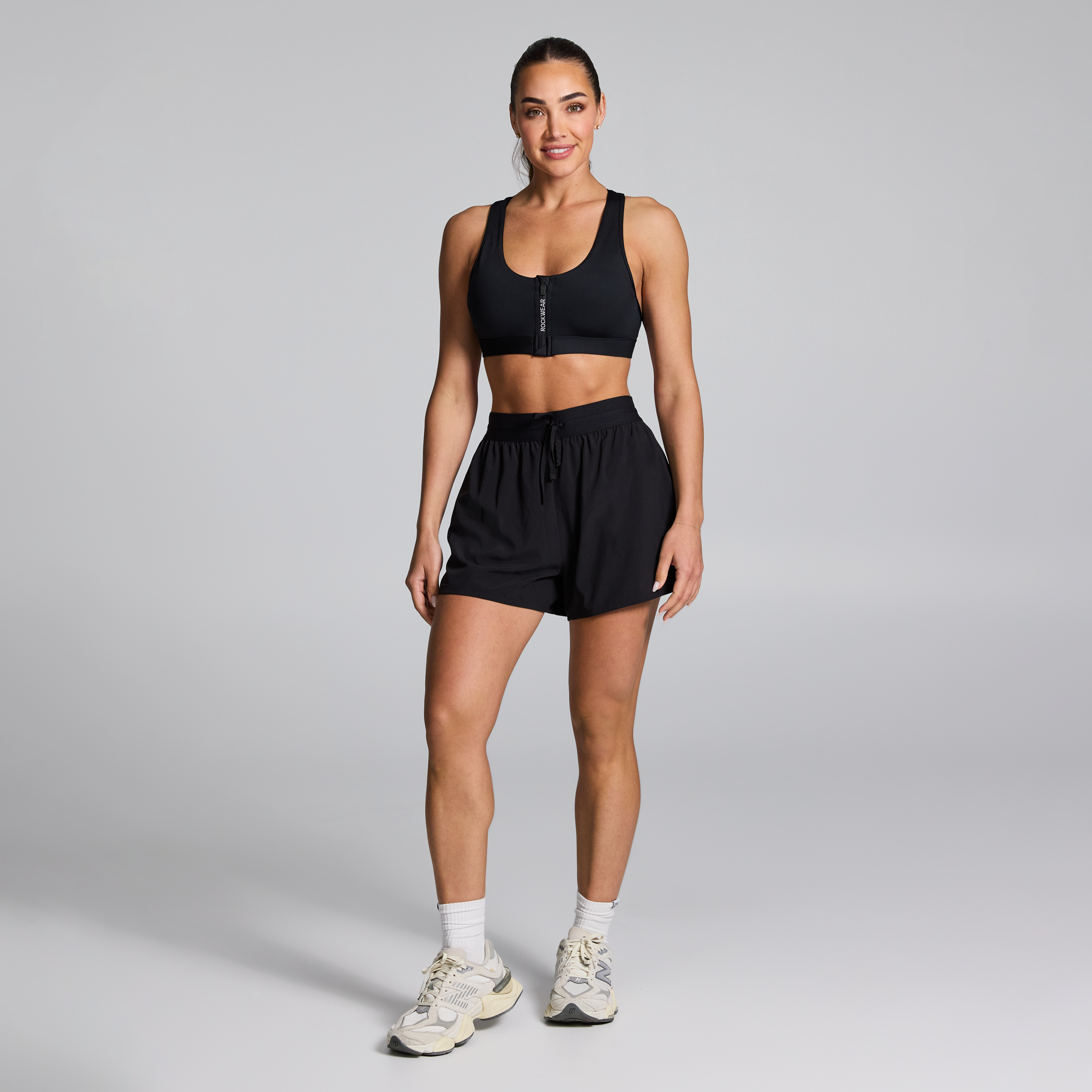 Zip Front Medium Impact Sports Bra