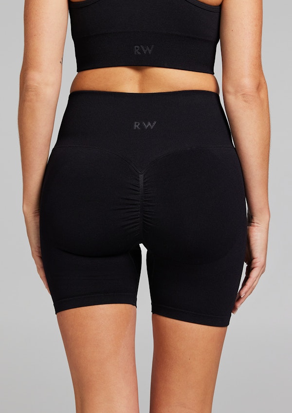 Booty Booster Scrunch Bum Mid Thigh Bike Shorts