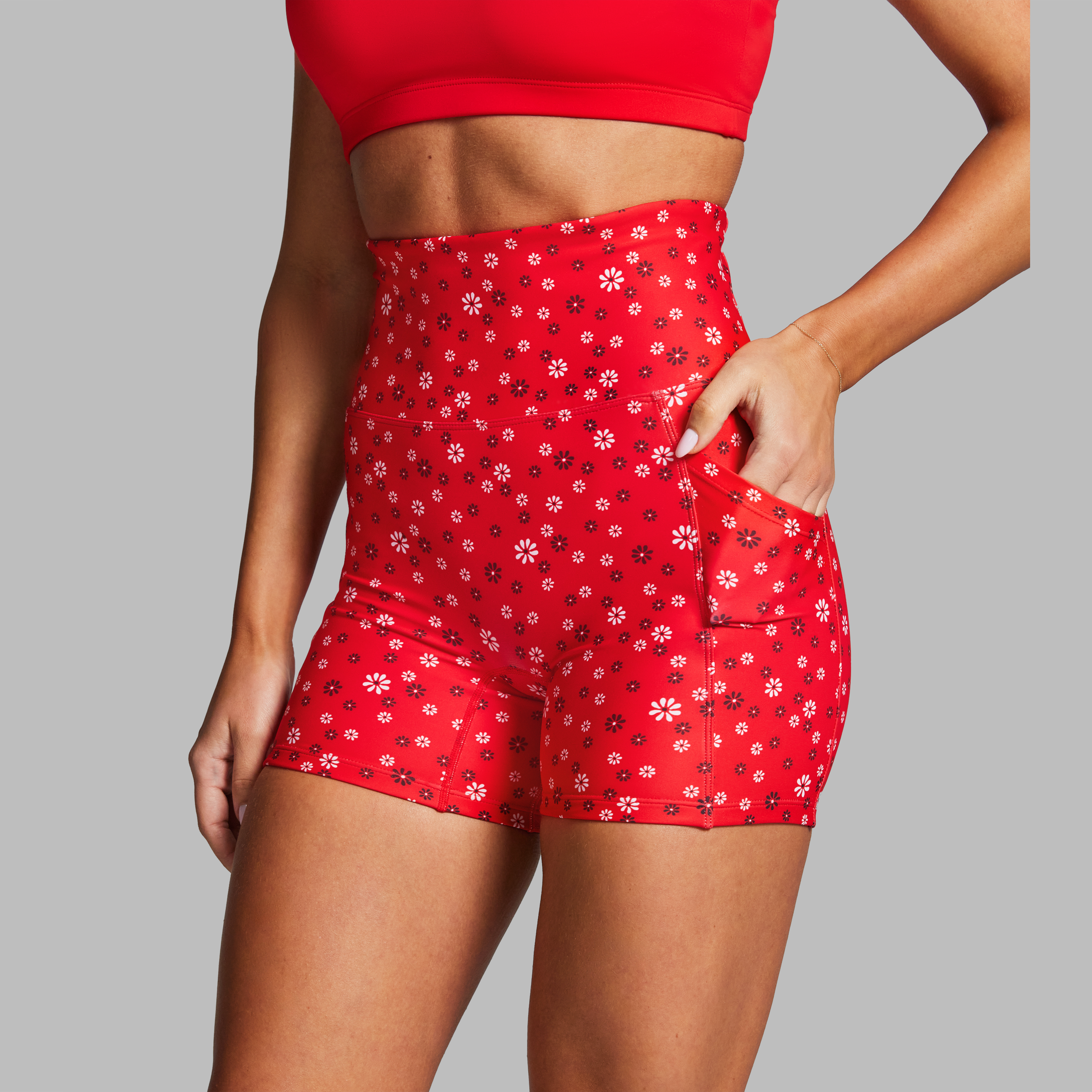 Gym And Swim Mid Thigh Bike Shorts