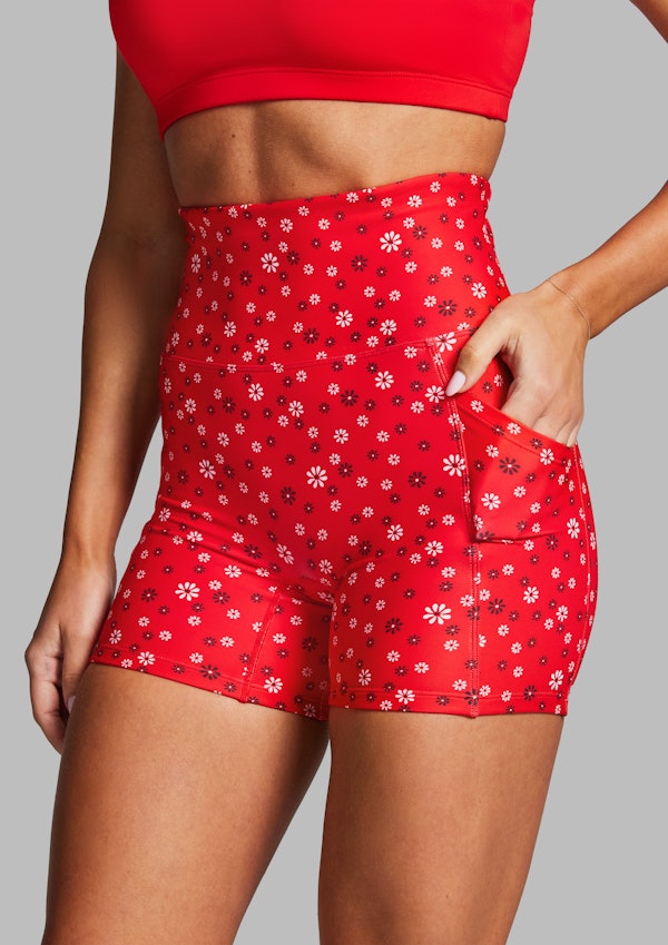 Gym And Swim Mid Thigh Bike Shorts