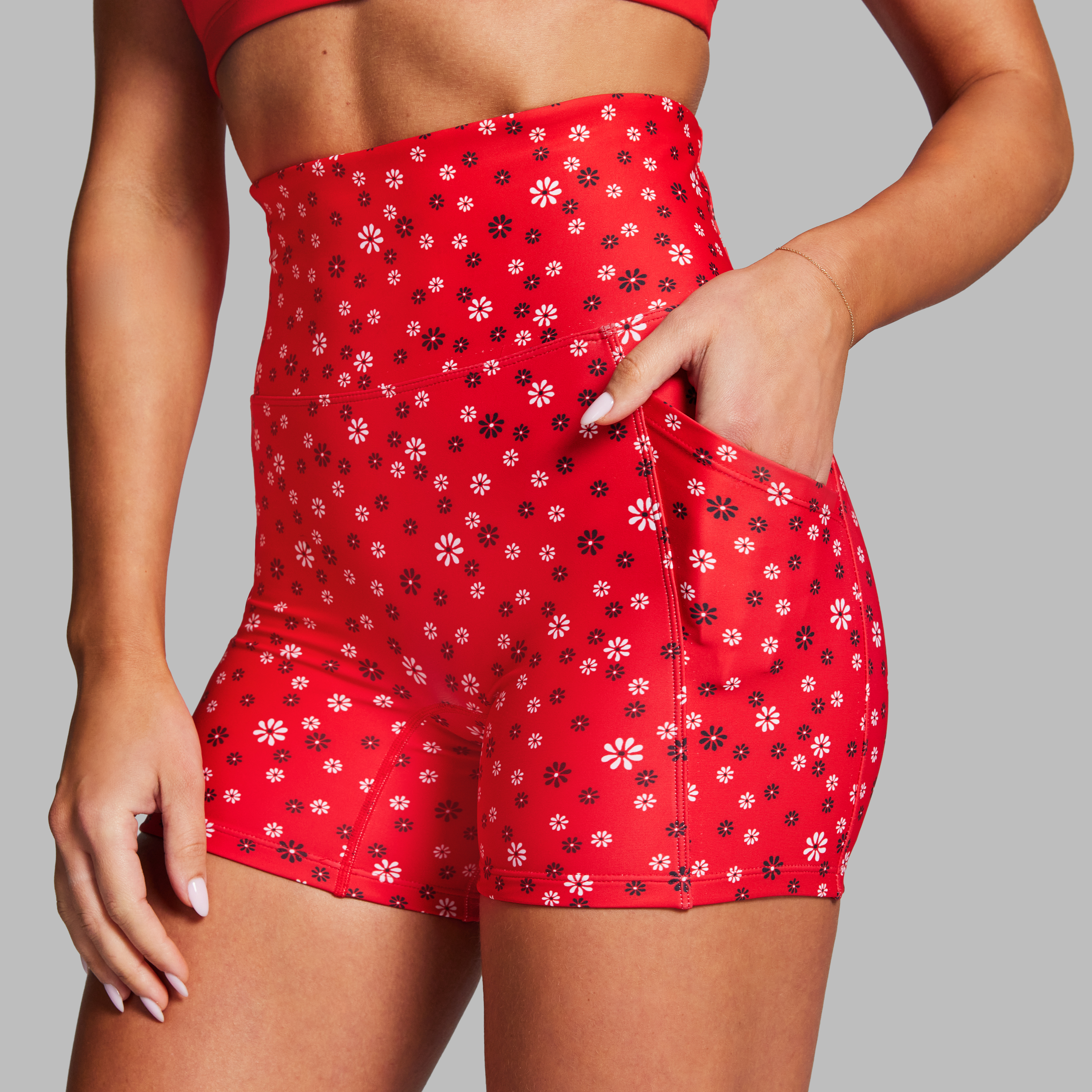 Gym And Swim Mid Thigh Bike Shorts