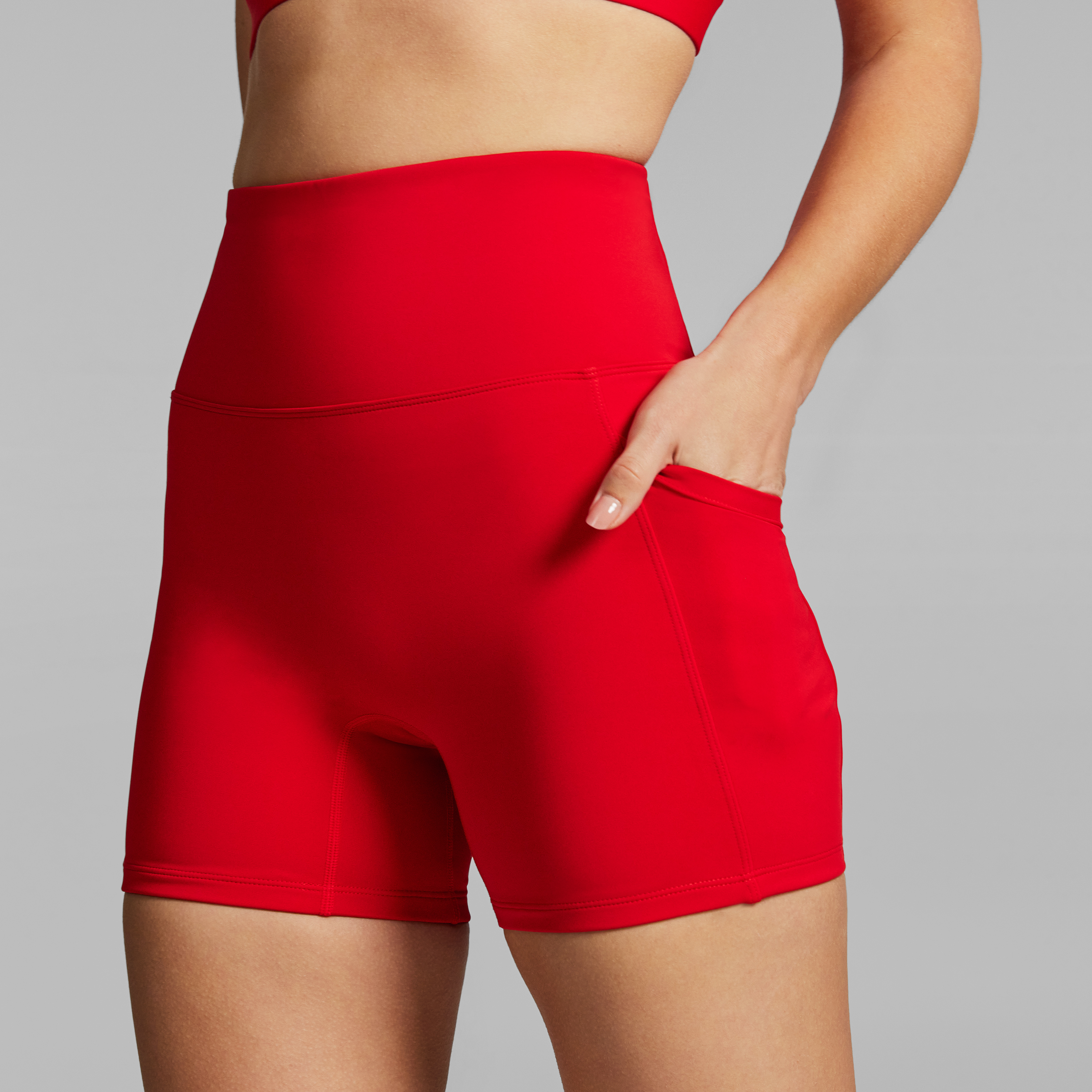 Gym And Swim Mid Thigh Bike Shorts