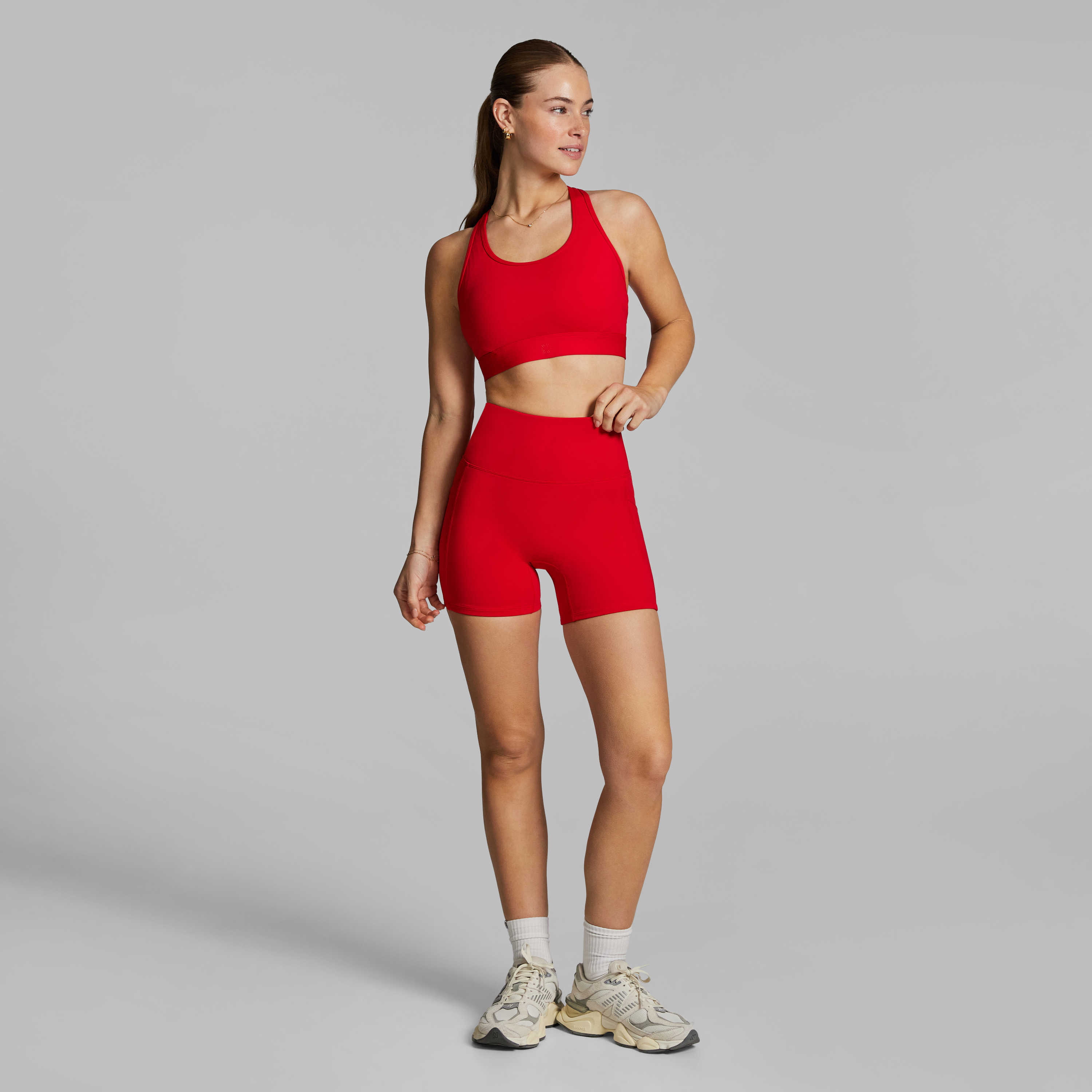 Gym And Swim Mid Thigh Bike Shorts