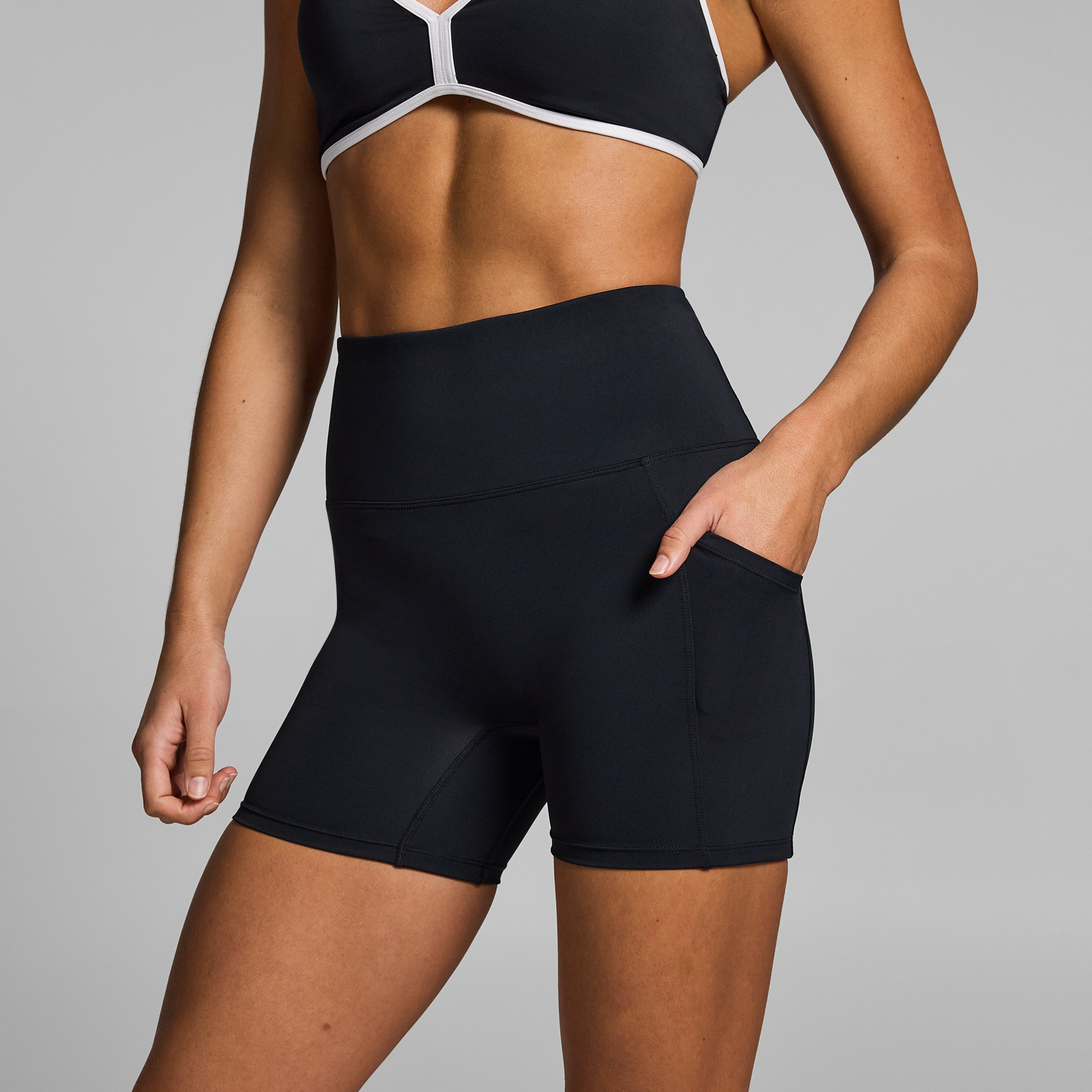 Gym & Swim Mid Thigh Bike Shorts