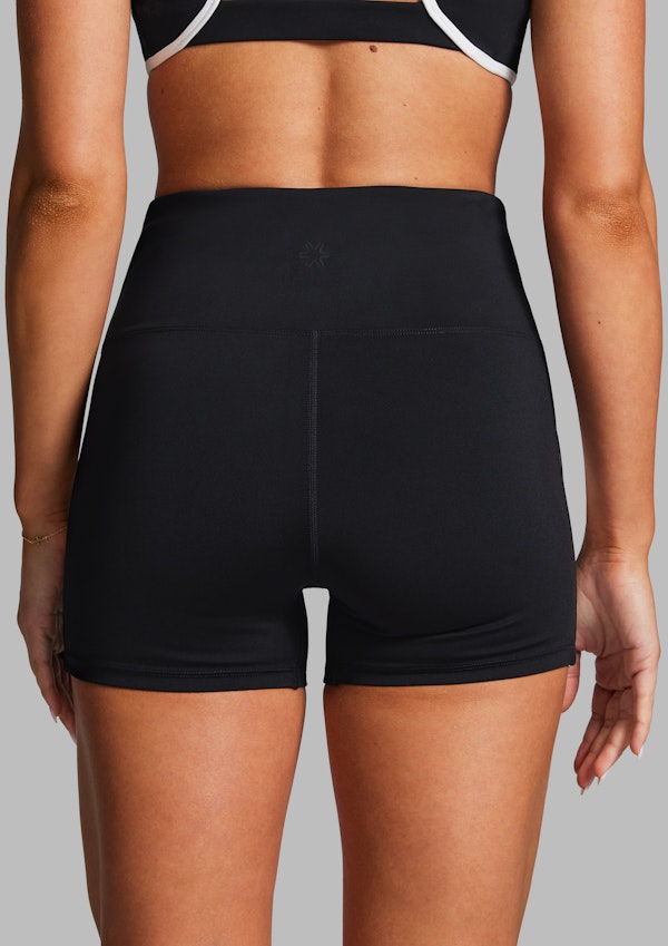 Blocked Longline Booty Shorts