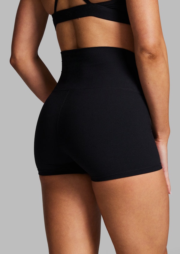 Luxesoft Ruched Front Booty Shorts