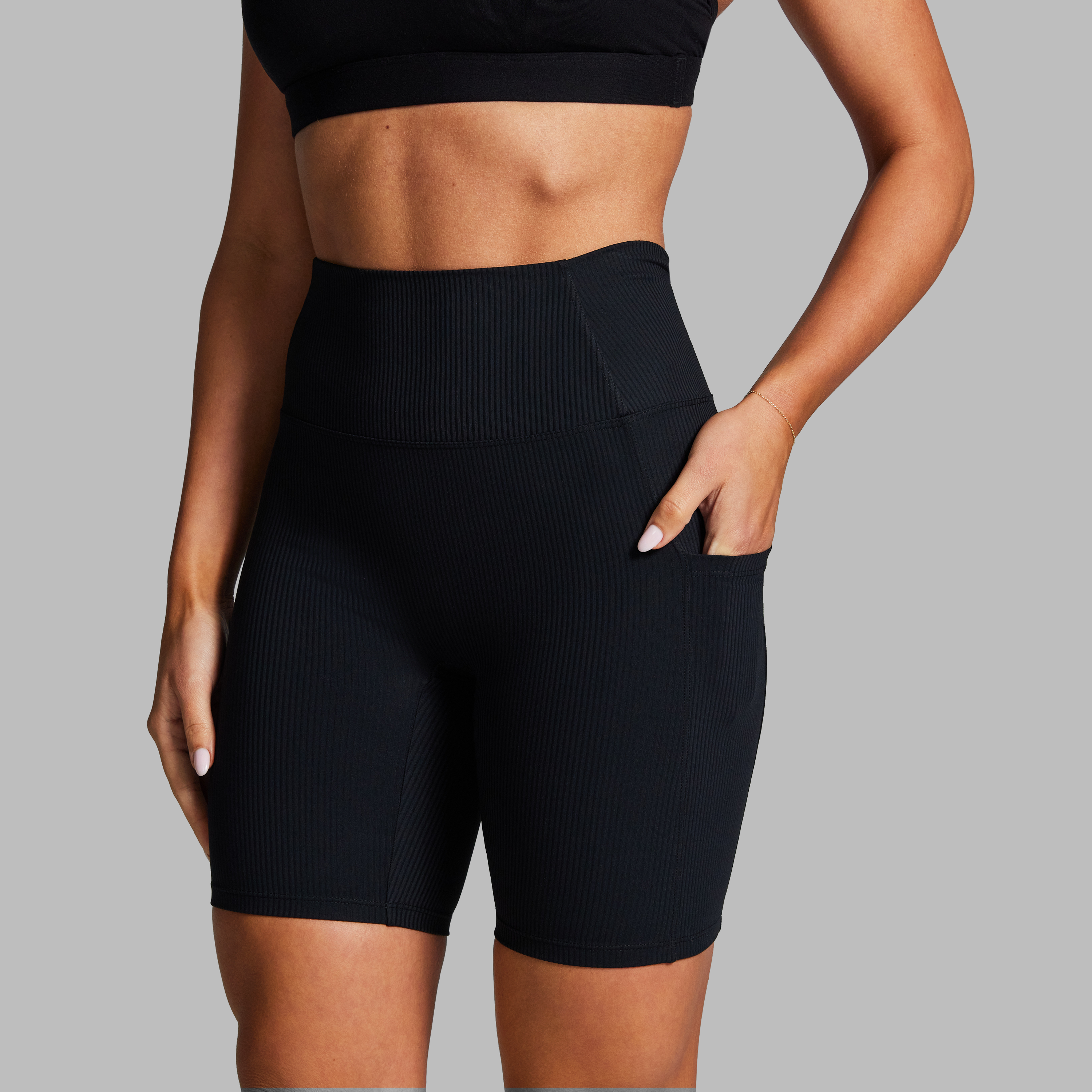 Luxesoft Rib Quad Bike Shorts