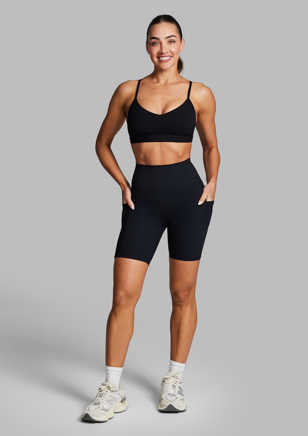 Luxesoft Rib Quad Bike Shorts