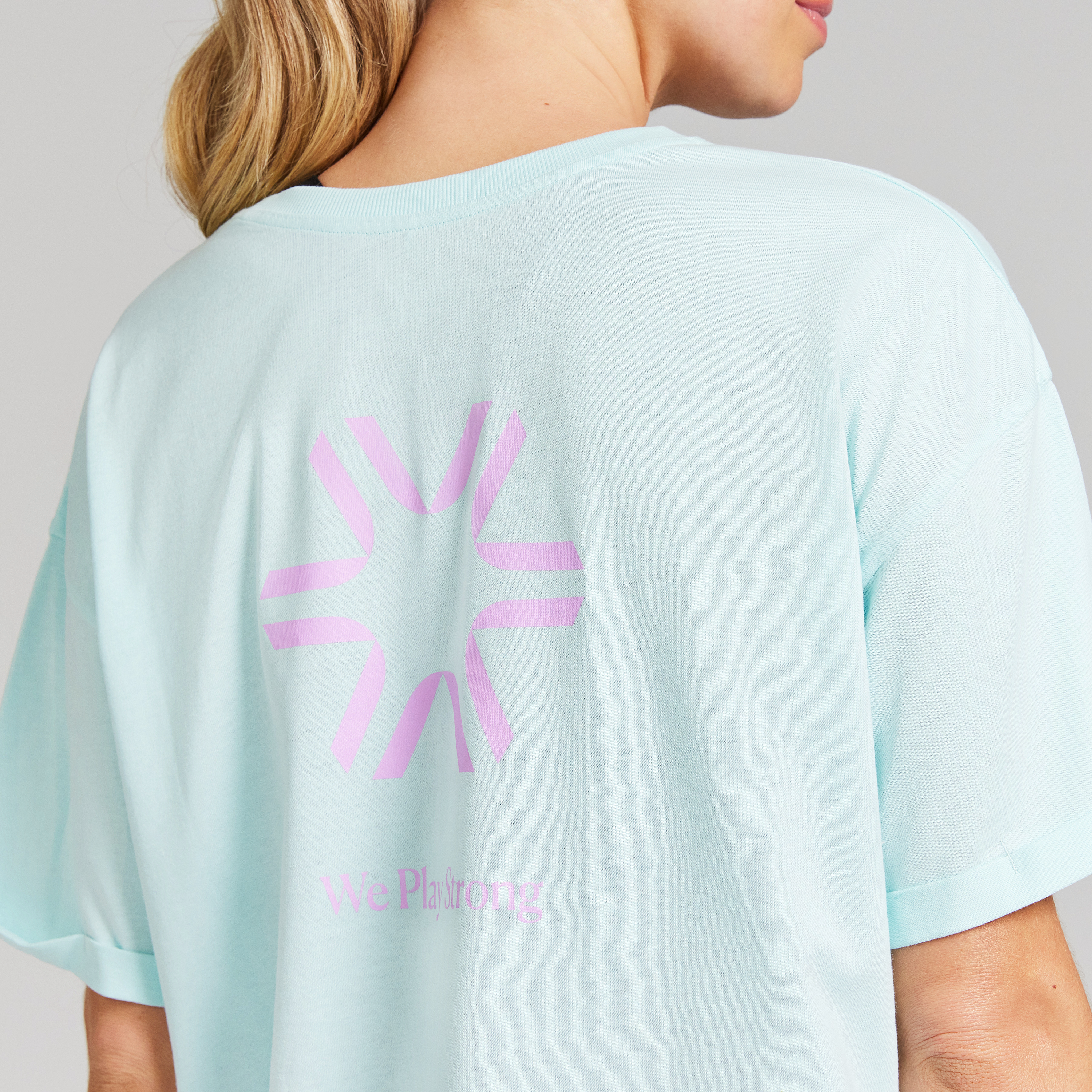 Split Hem Logo Boyfriend Tee