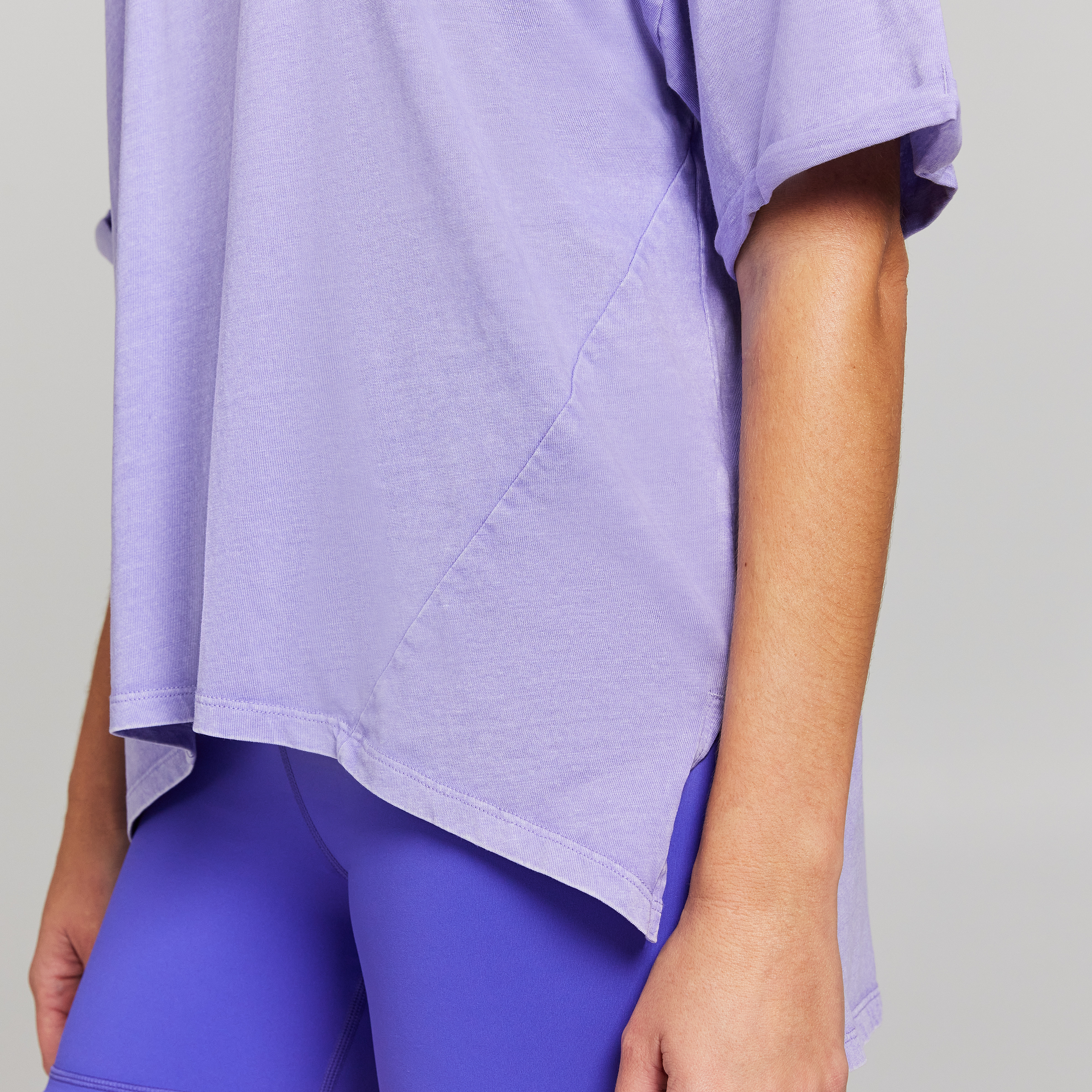 Split Hem Logo Boyfriend Tee