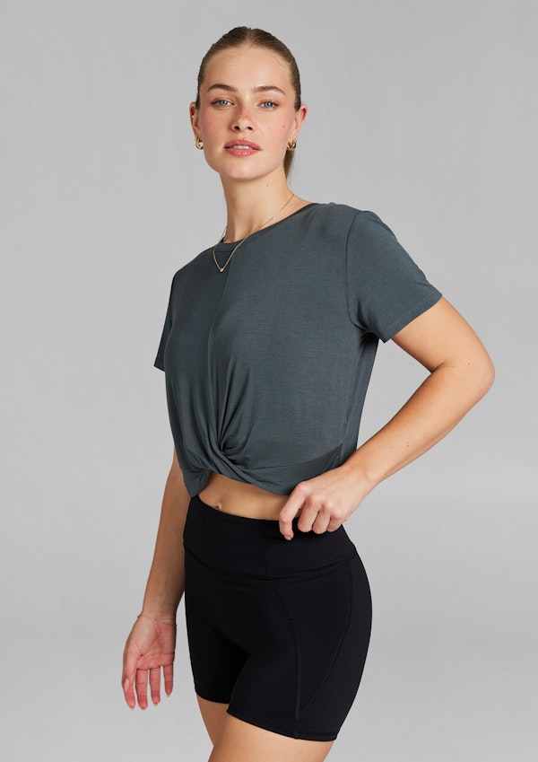 Twist Front Tee