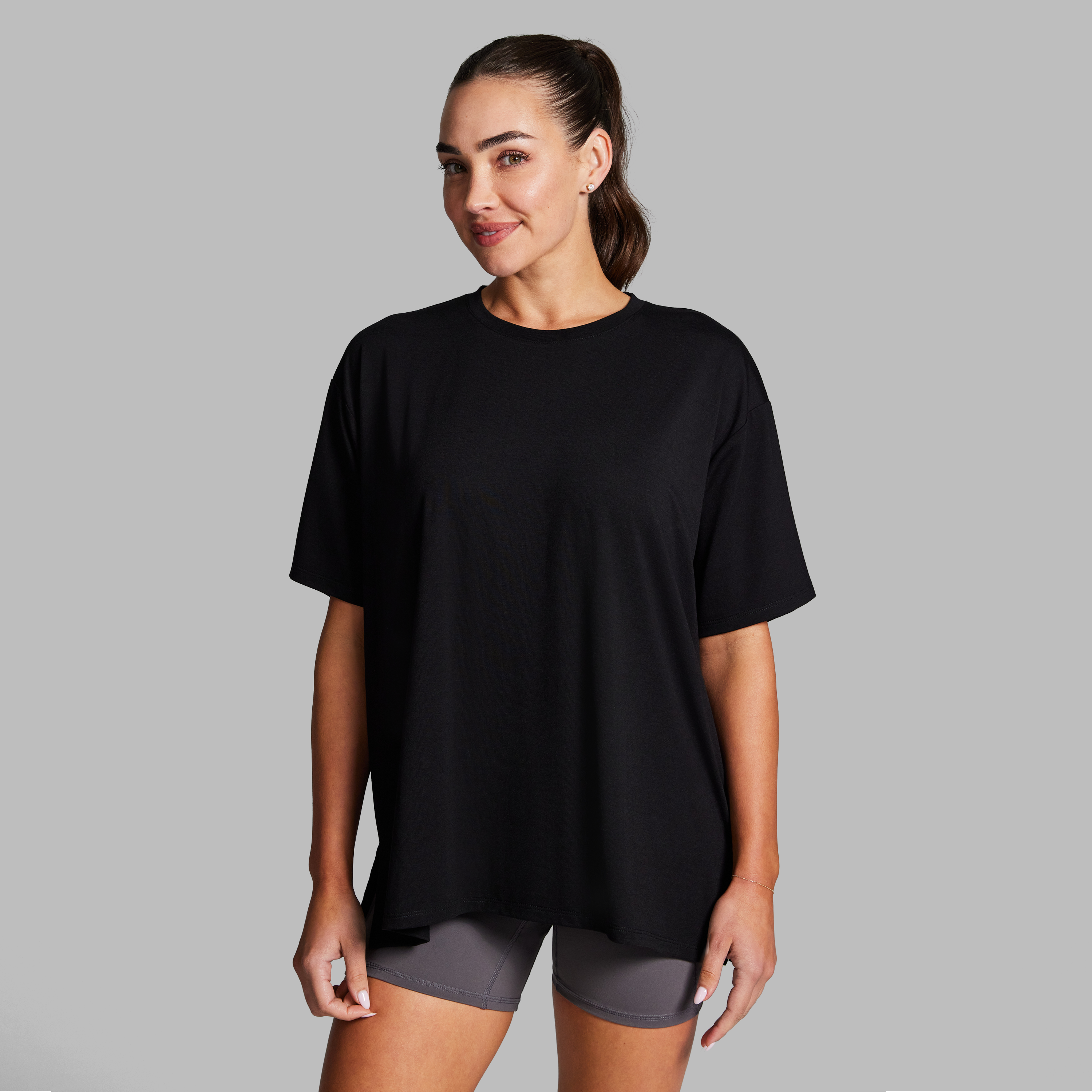 Relaxed Side Split Tee