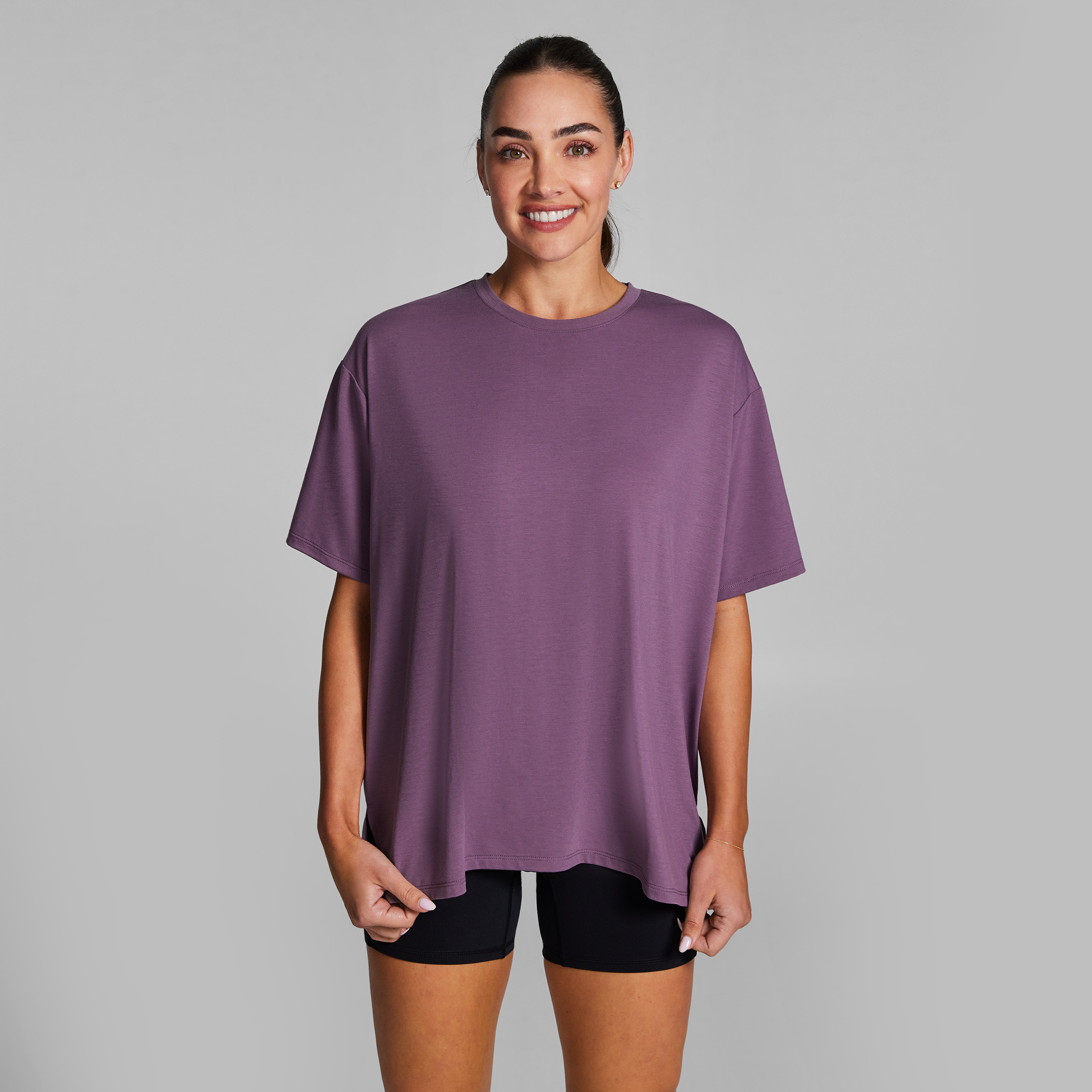 Relaxed Side Split Tee