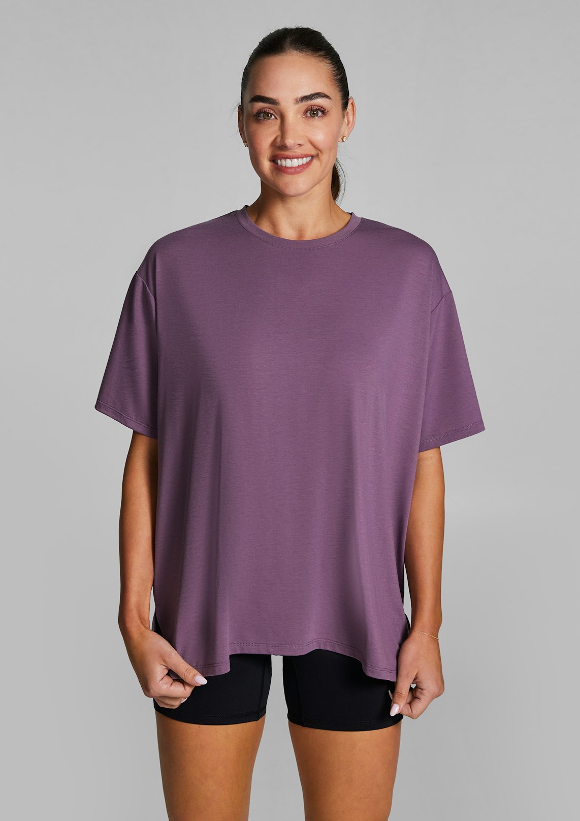Relaxed Side Split Tee