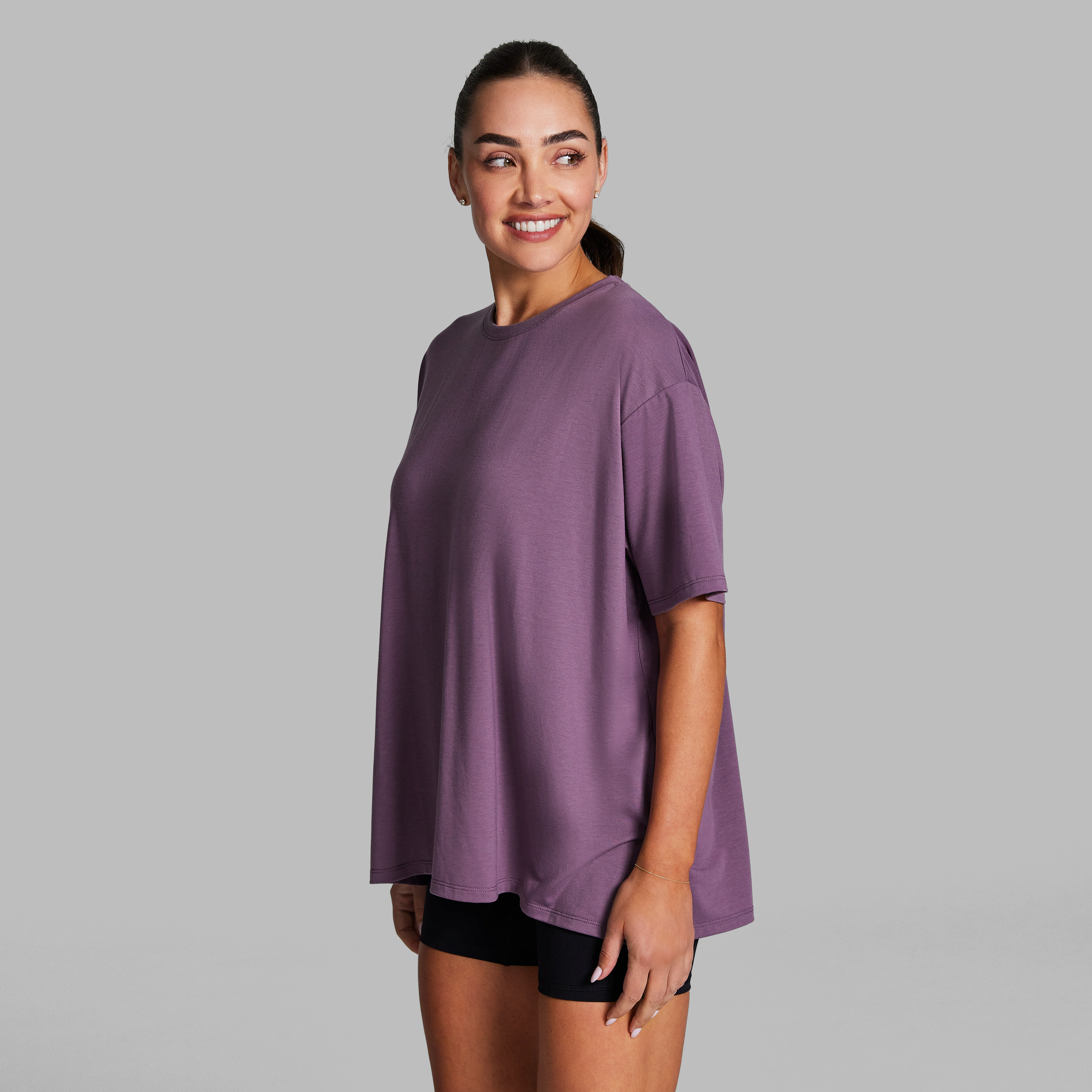 Relaxed Side Split Tee