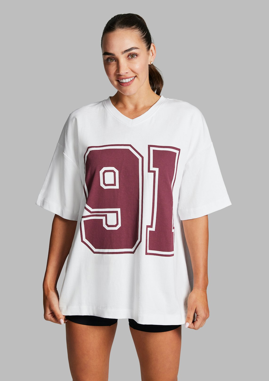 Oversize Sports Jersey Tee