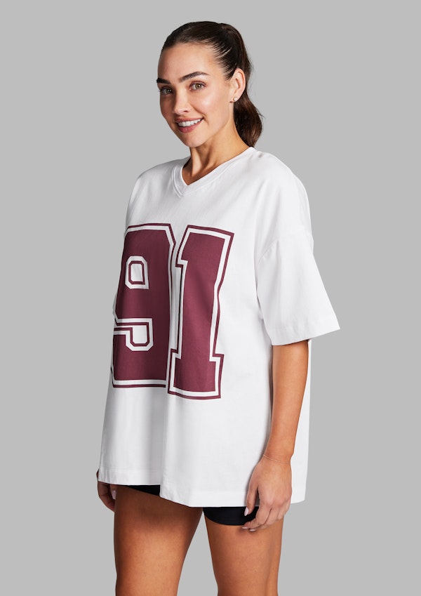 Oversize Sports Jersey Tee