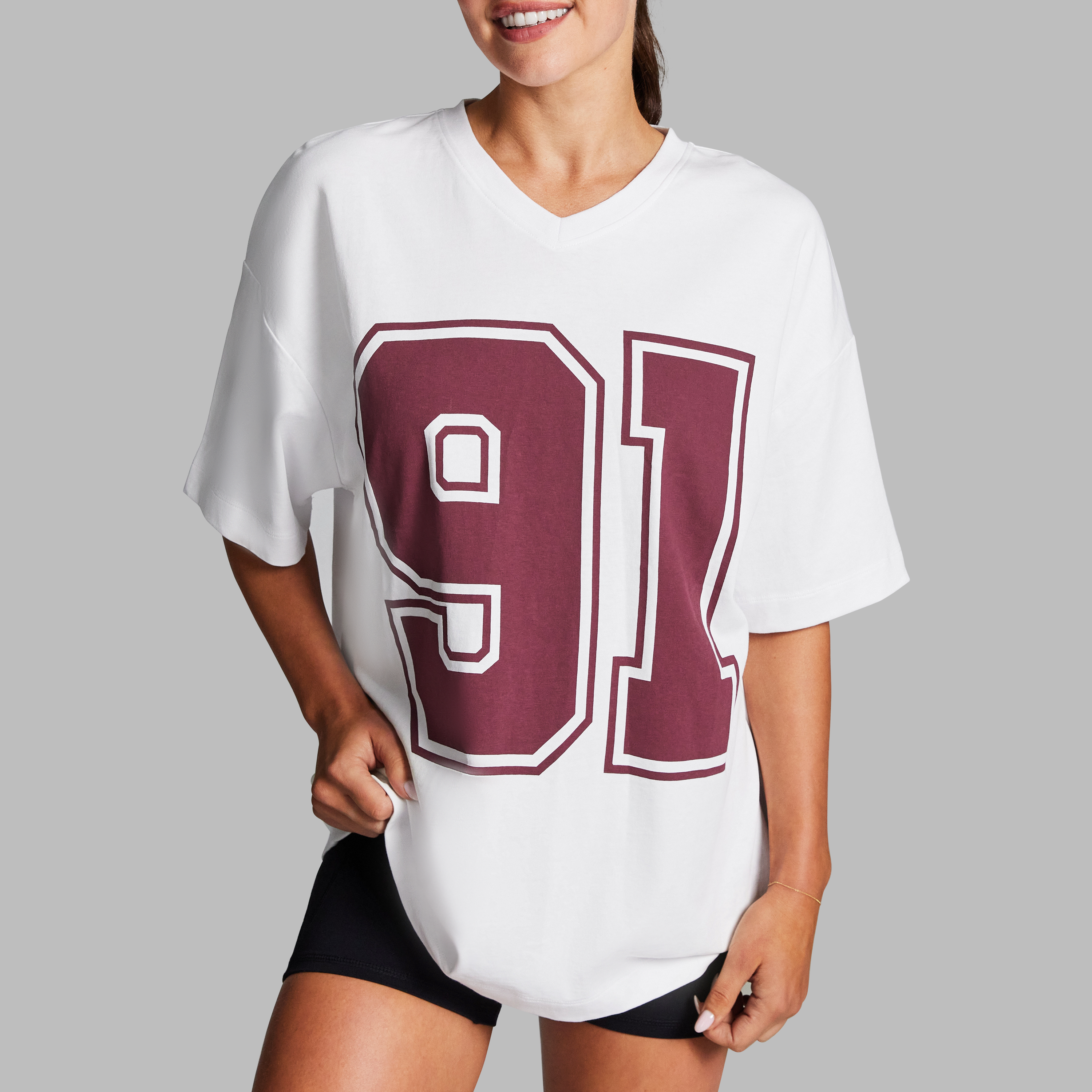 Oversize Sports Jersey Tee
