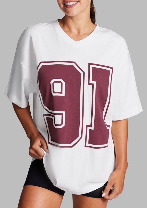 Oversize Sports Jersey Tee