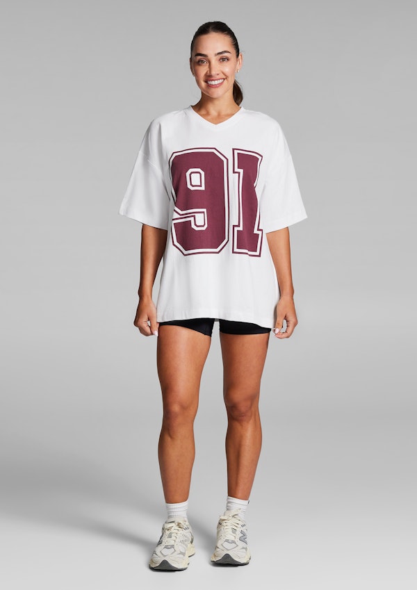 Oversize Sports Jersey Tee