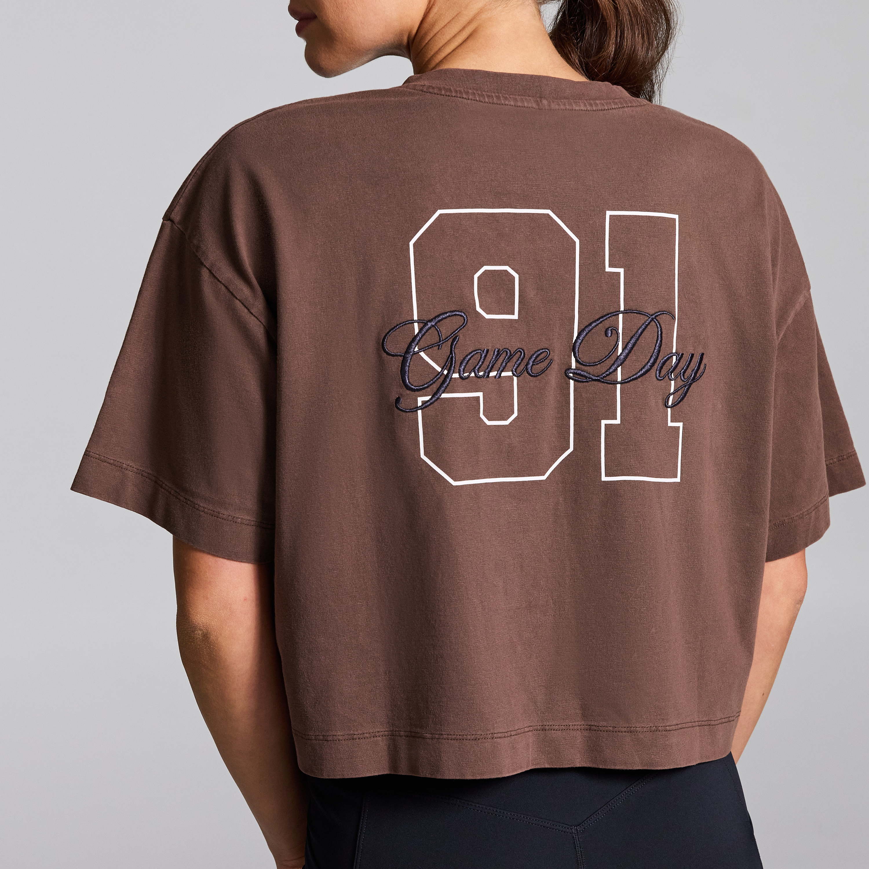 V Neck Hip Length Tee