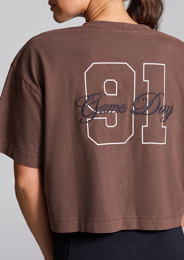 V Neck Hip Length Tee