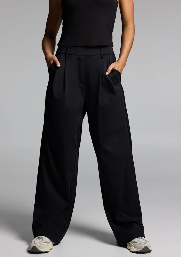 Active Stretch Wide Leg Pants