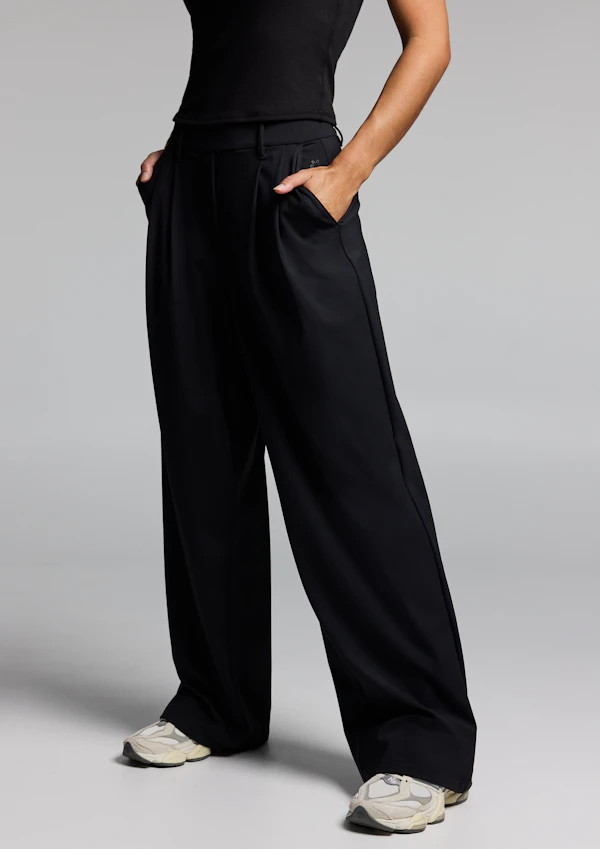 Active Stretch Wide Leg Pants