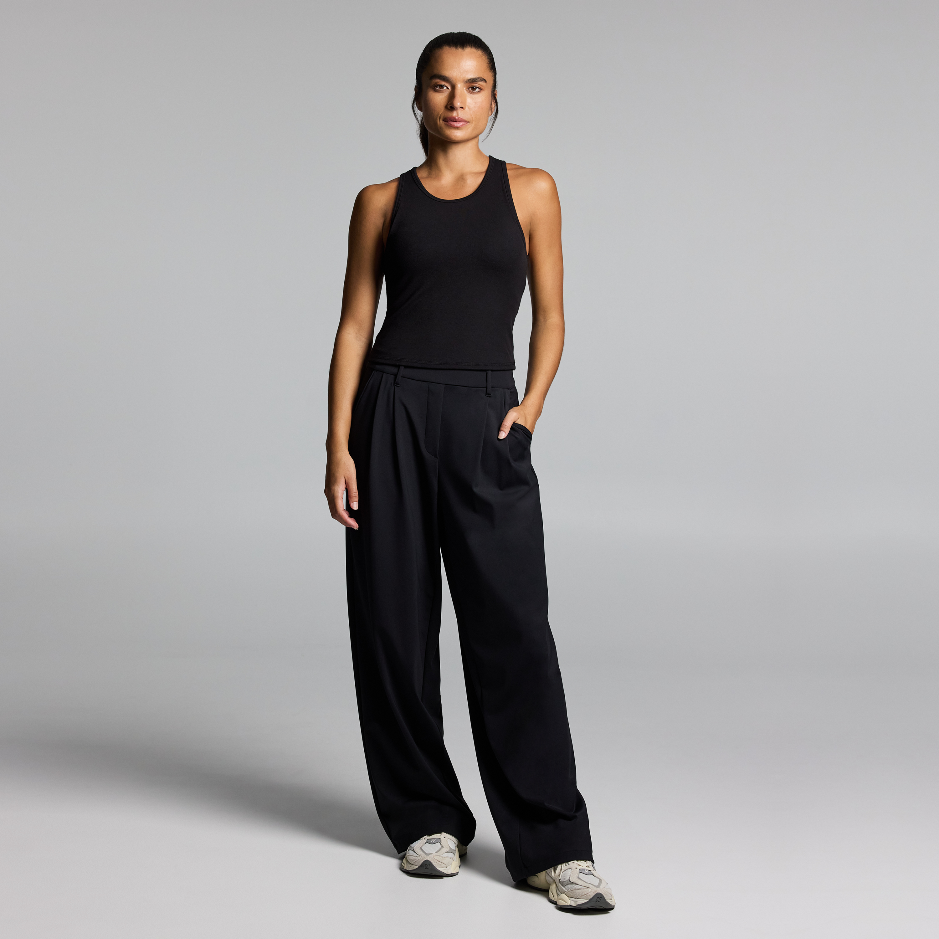 Active Stretch Wide Leg Pants