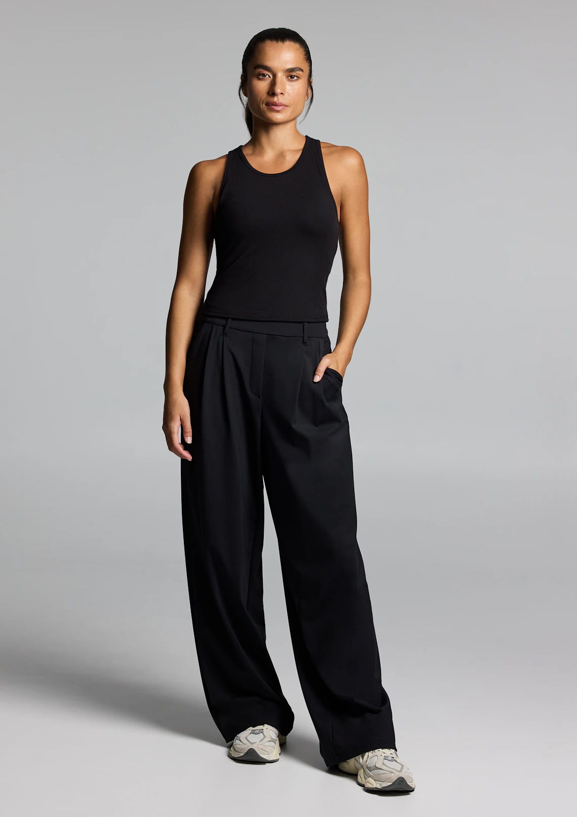 Active Stretch Wide Leg Pants