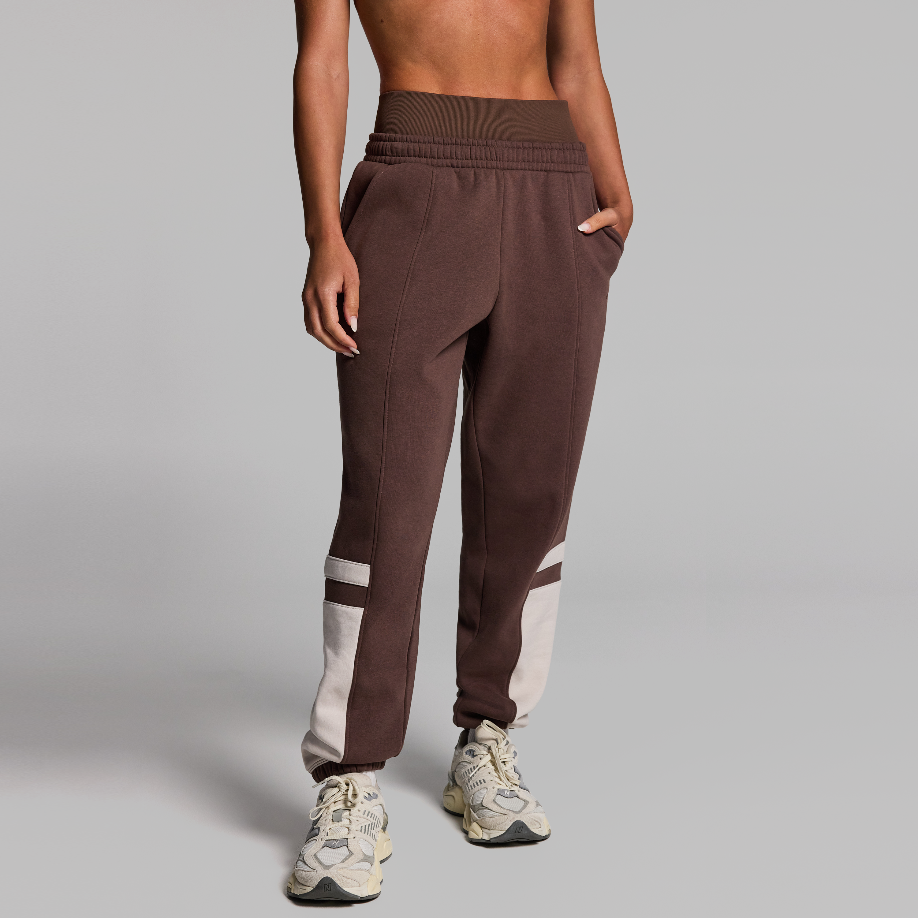 Blocked Fleece Joggers