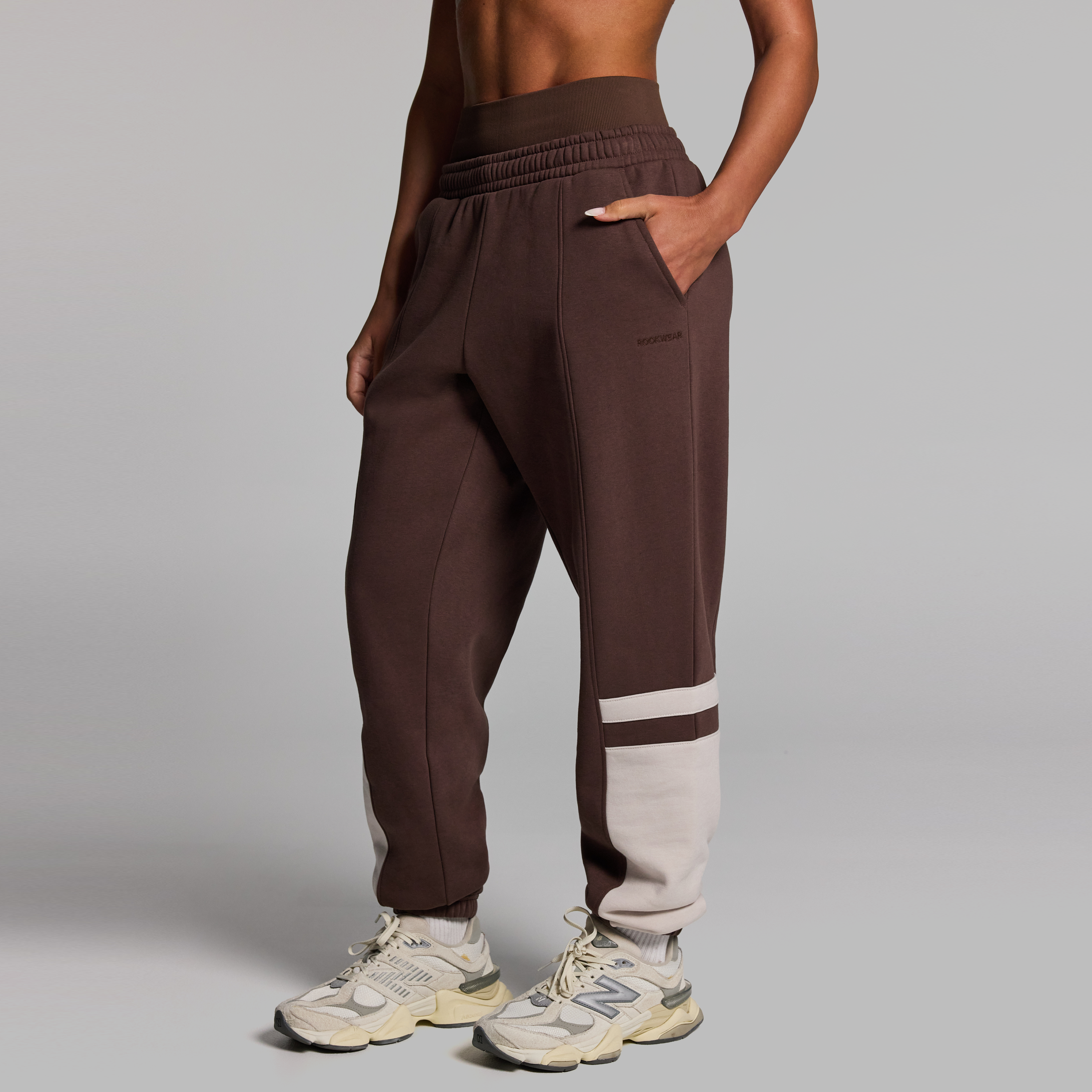 Blocked Fleece Joggers