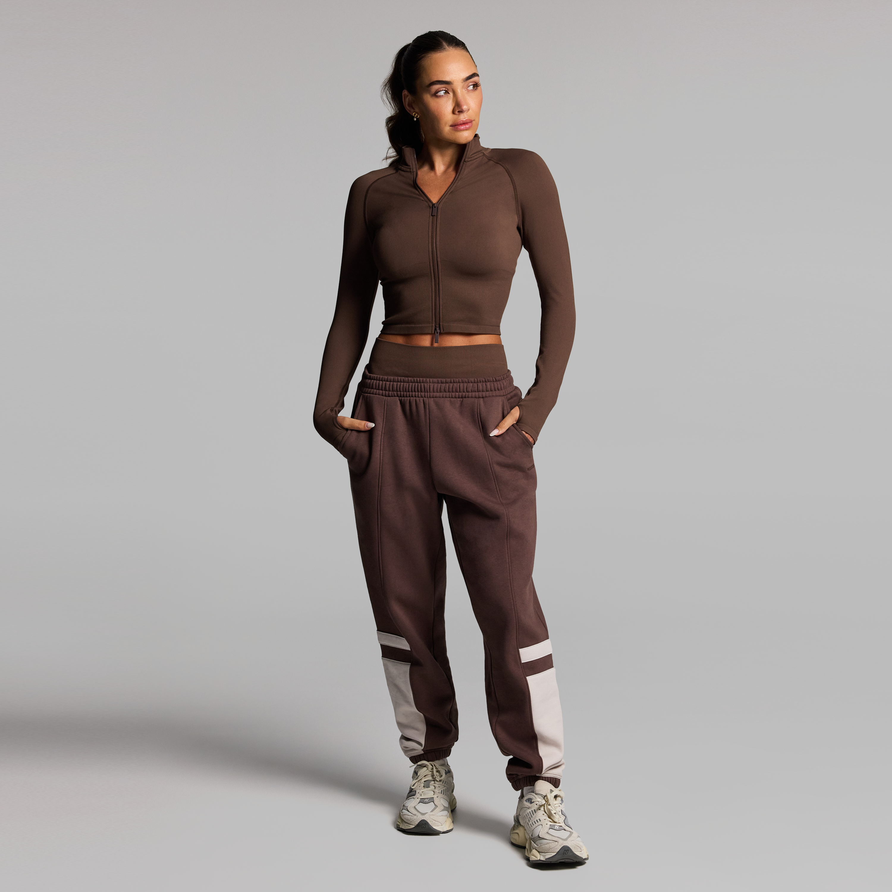 Blocked Fleece Joggers