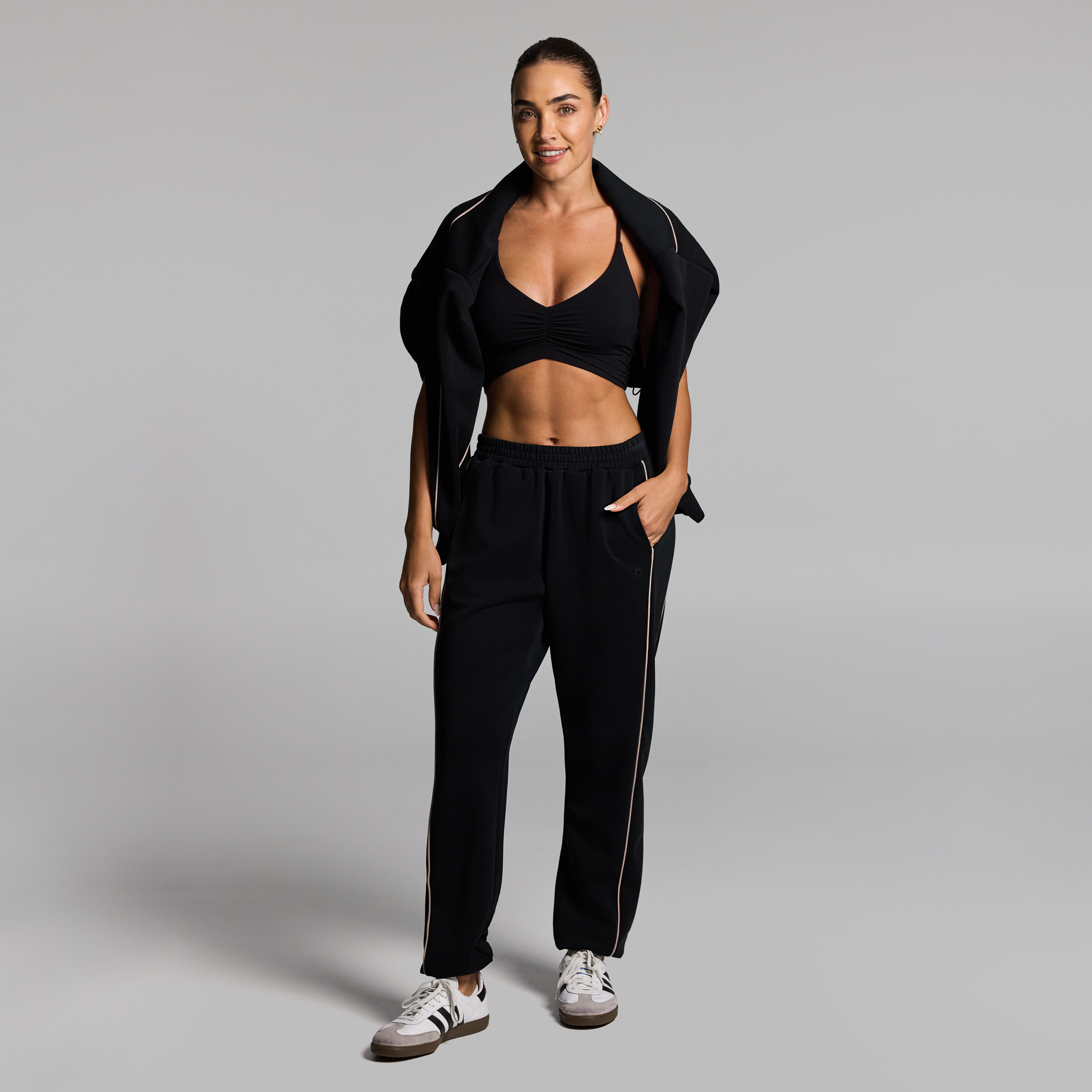 Travel Piped Joggers