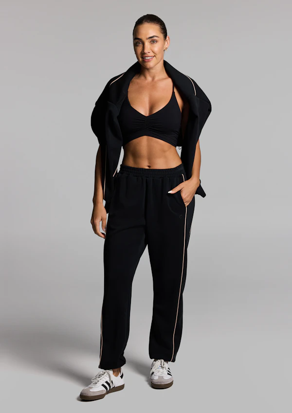 Travel Piped Joggers