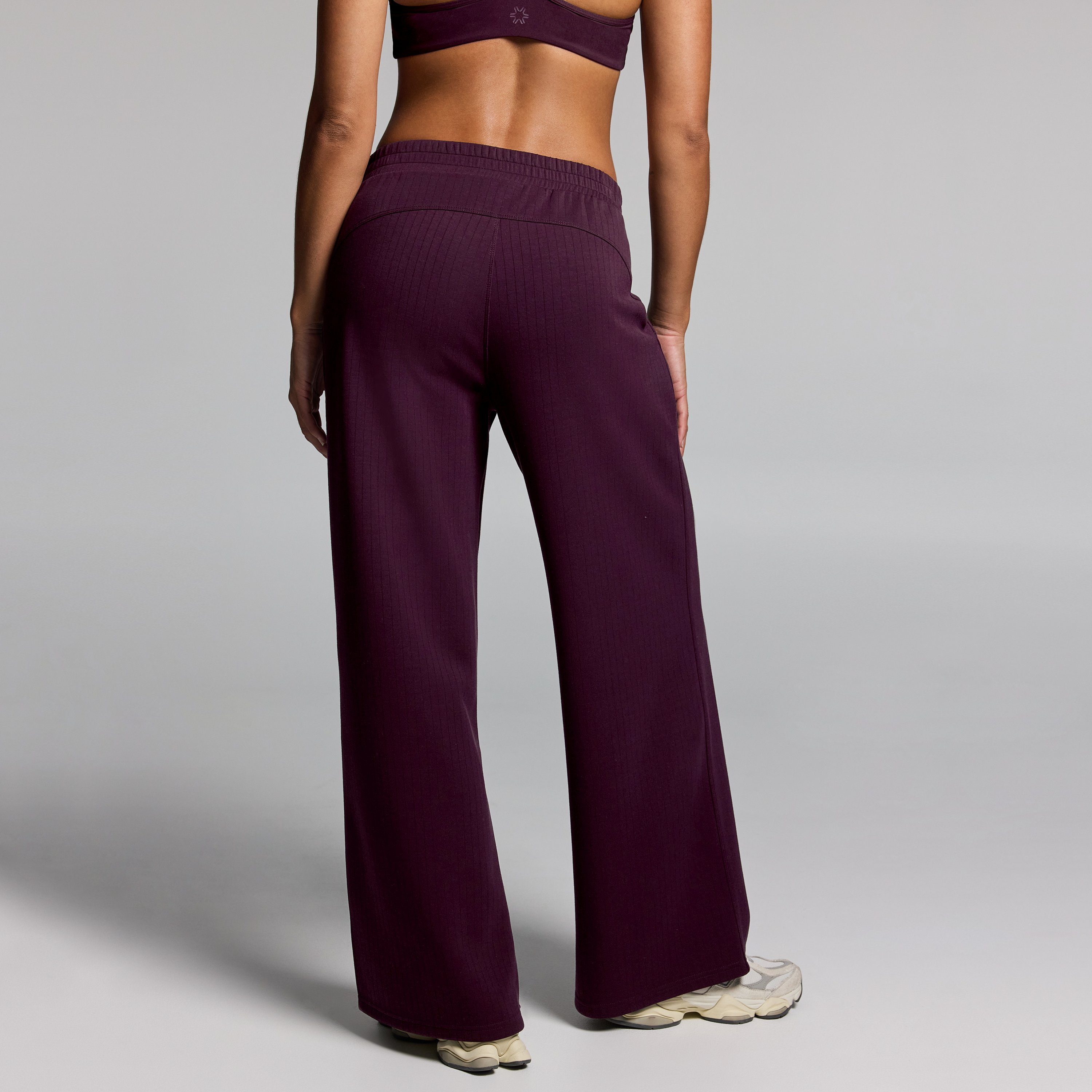 Travel Pin Stripe Wide Leg Pants