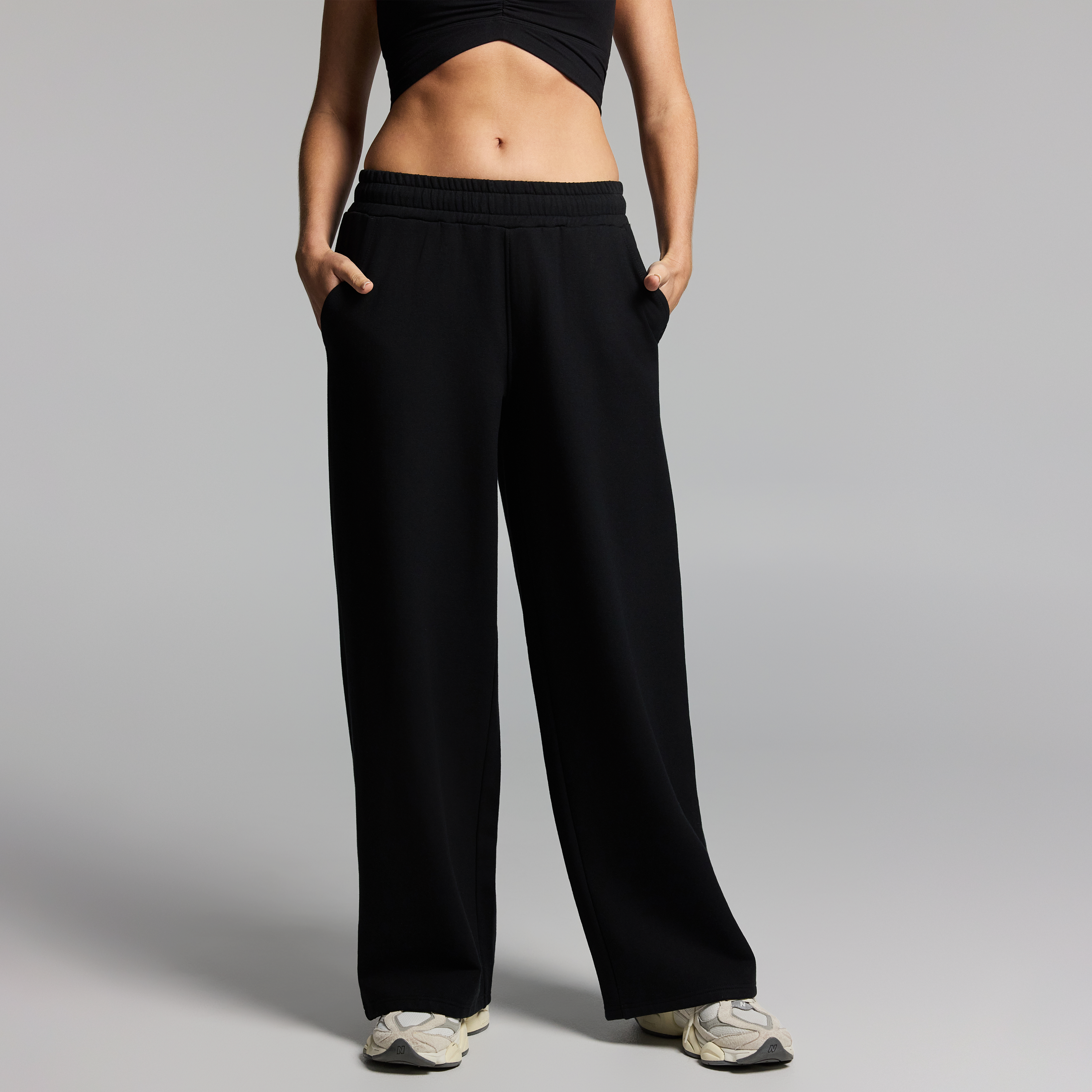 Plush Fleece Wide Leg Pants