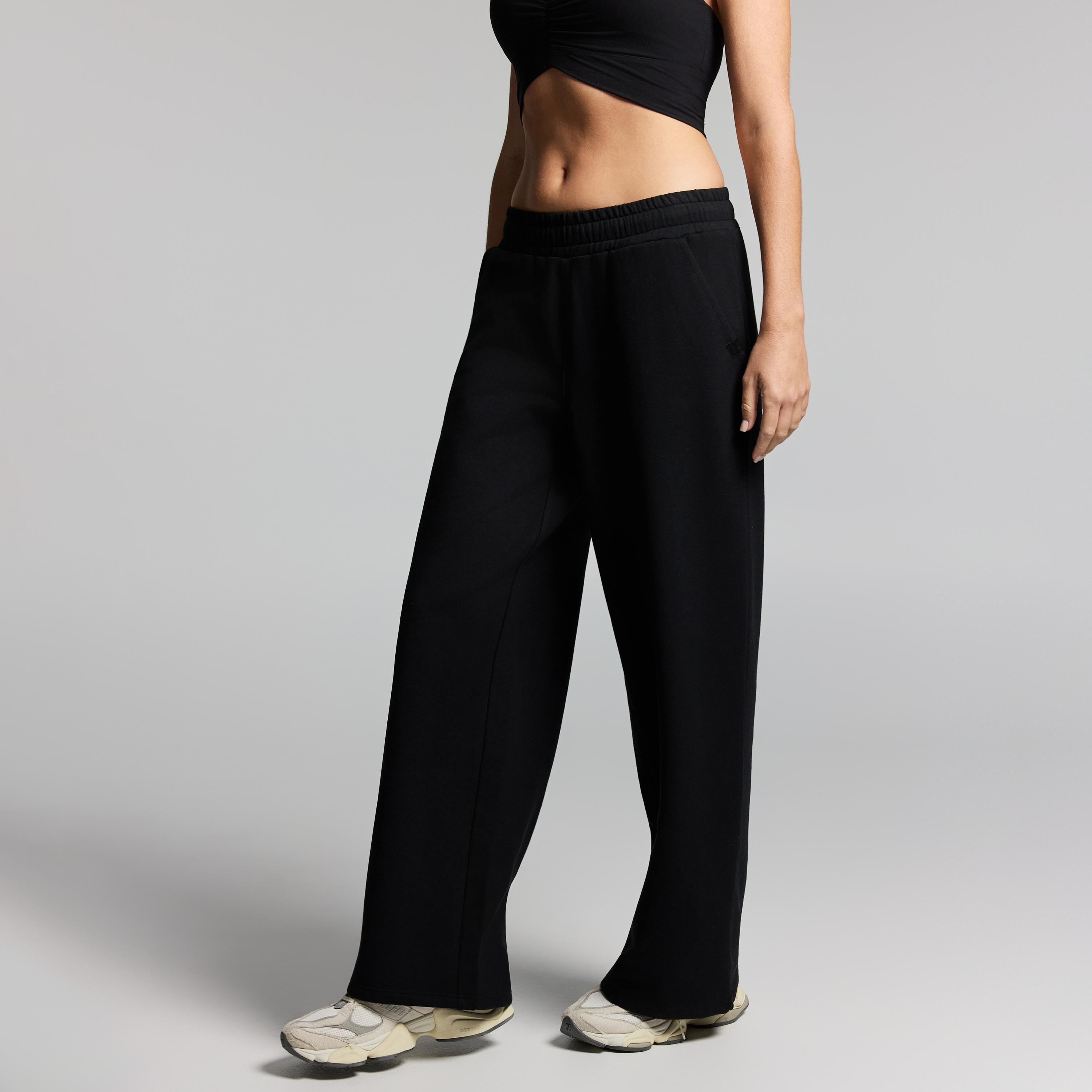 Plush Fleece Wide Leg Pants
