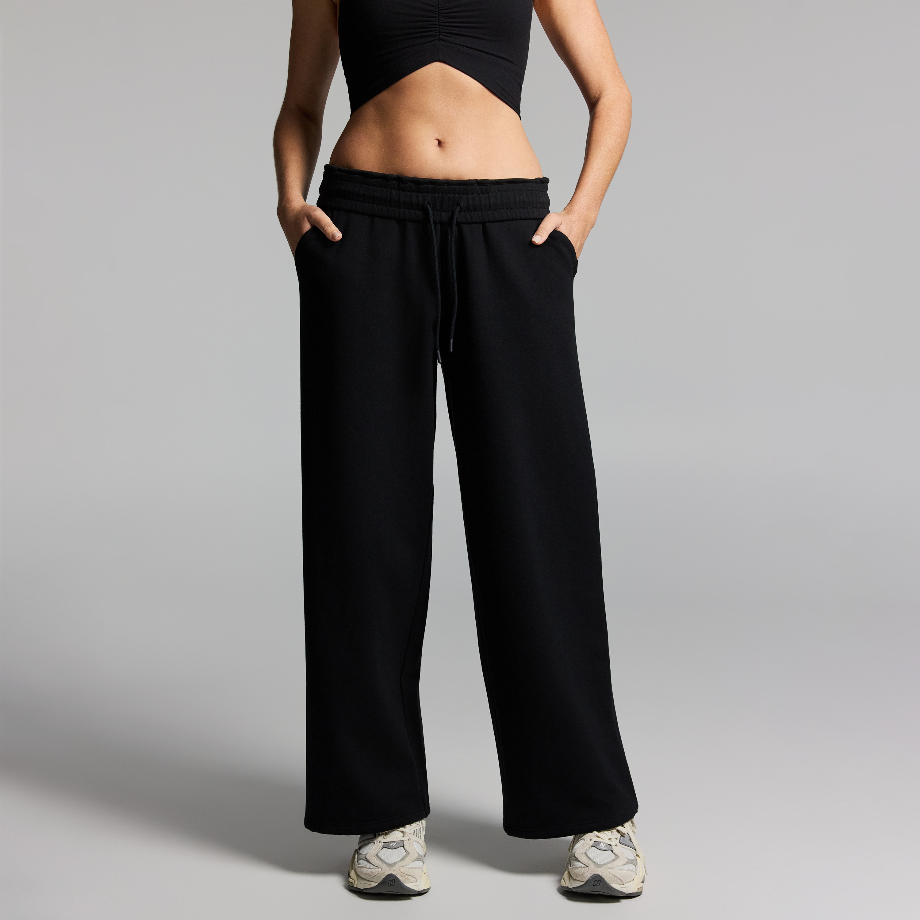 Plush Fleece Wide Leg Pants