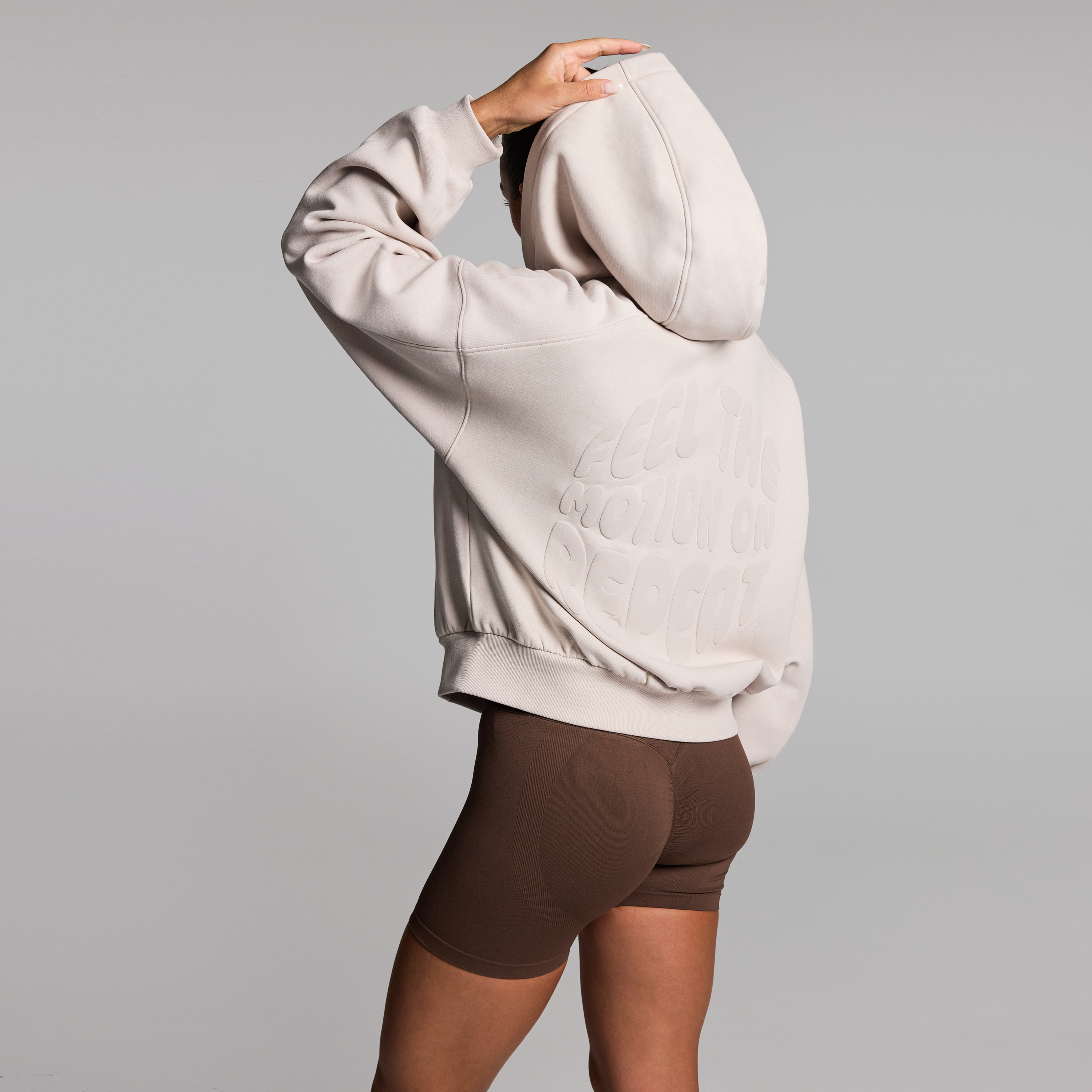 Cosy Fleece Oversized Zip Through Hoodie