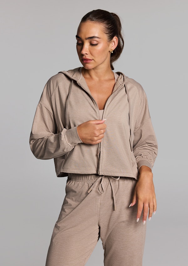 Balance Relaxed Cropped Hoodie