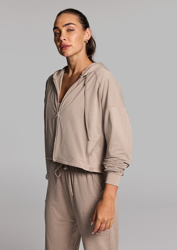 Balance Relaxed Cropped Hoodie