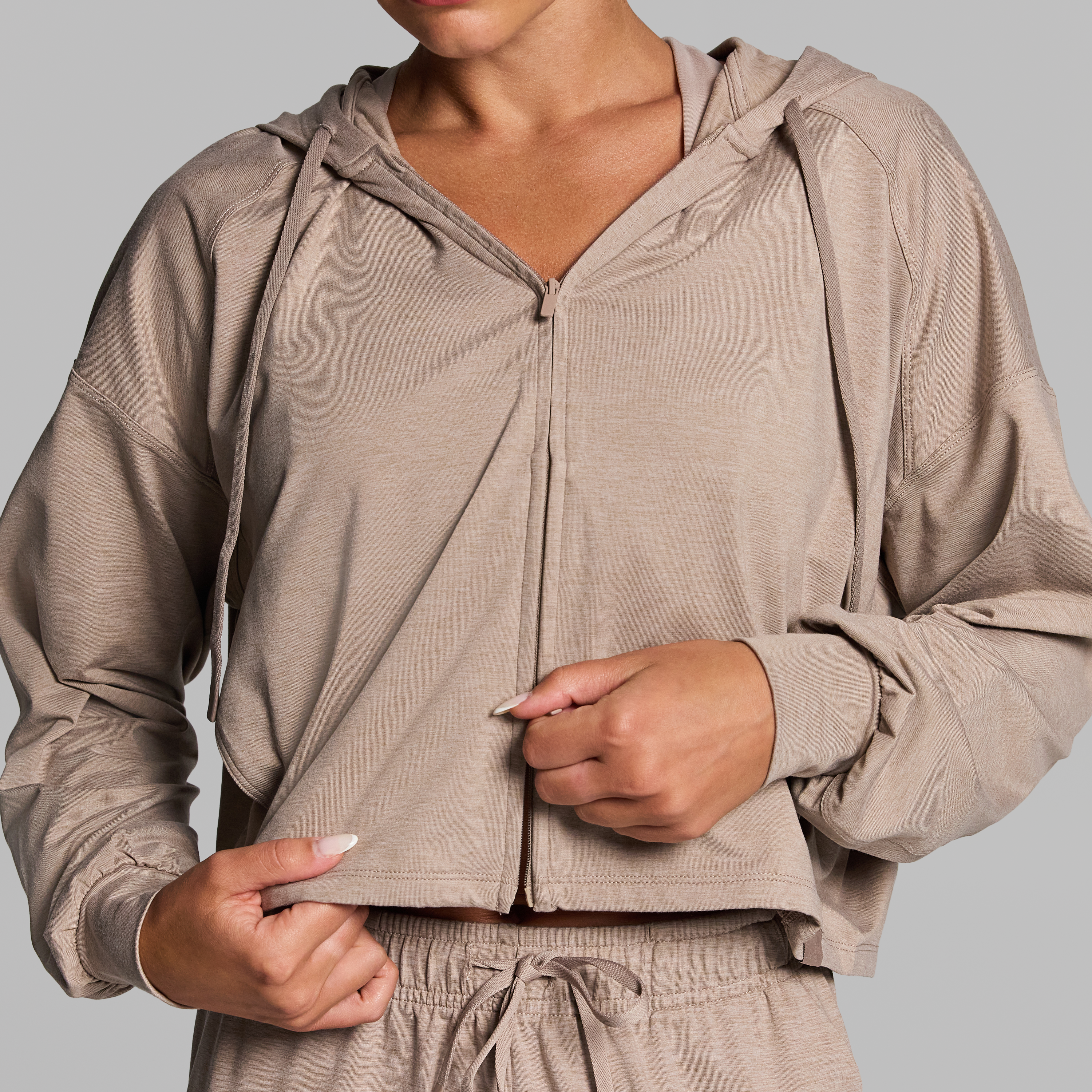 Balance Relaxed Cropped Hoodie