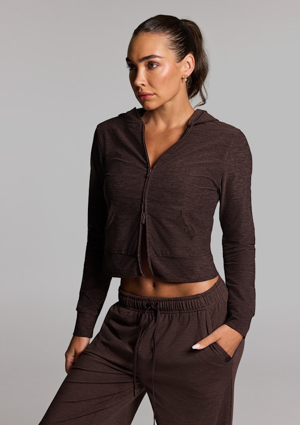 Balance Fitted Zip Through Hoodie