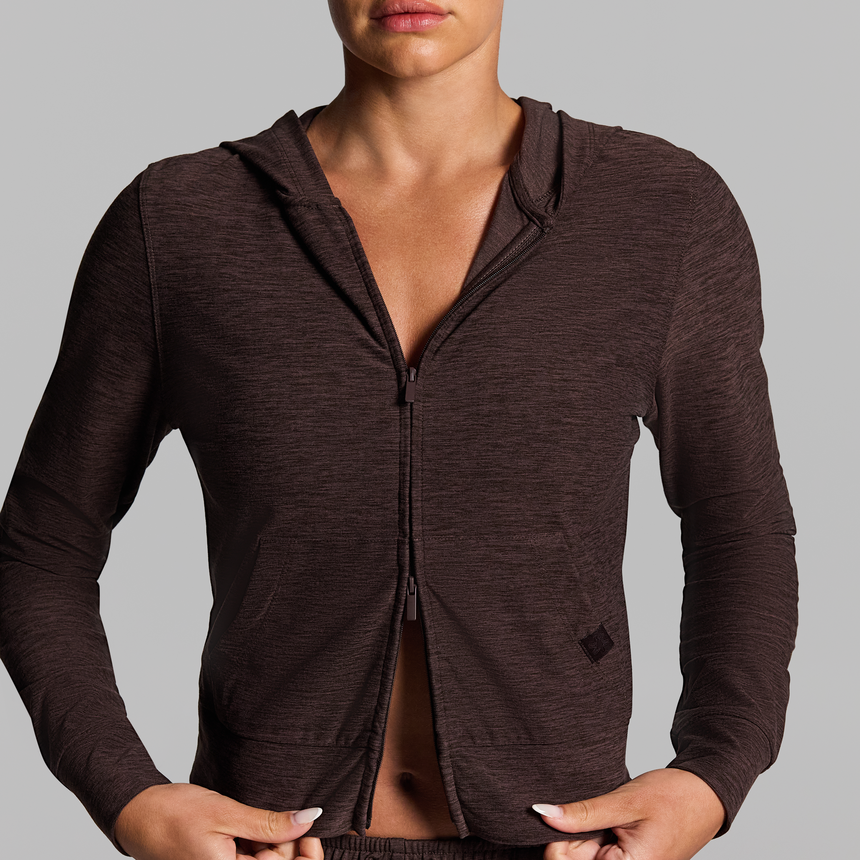 Balance Fitted Zip Through Hoodie